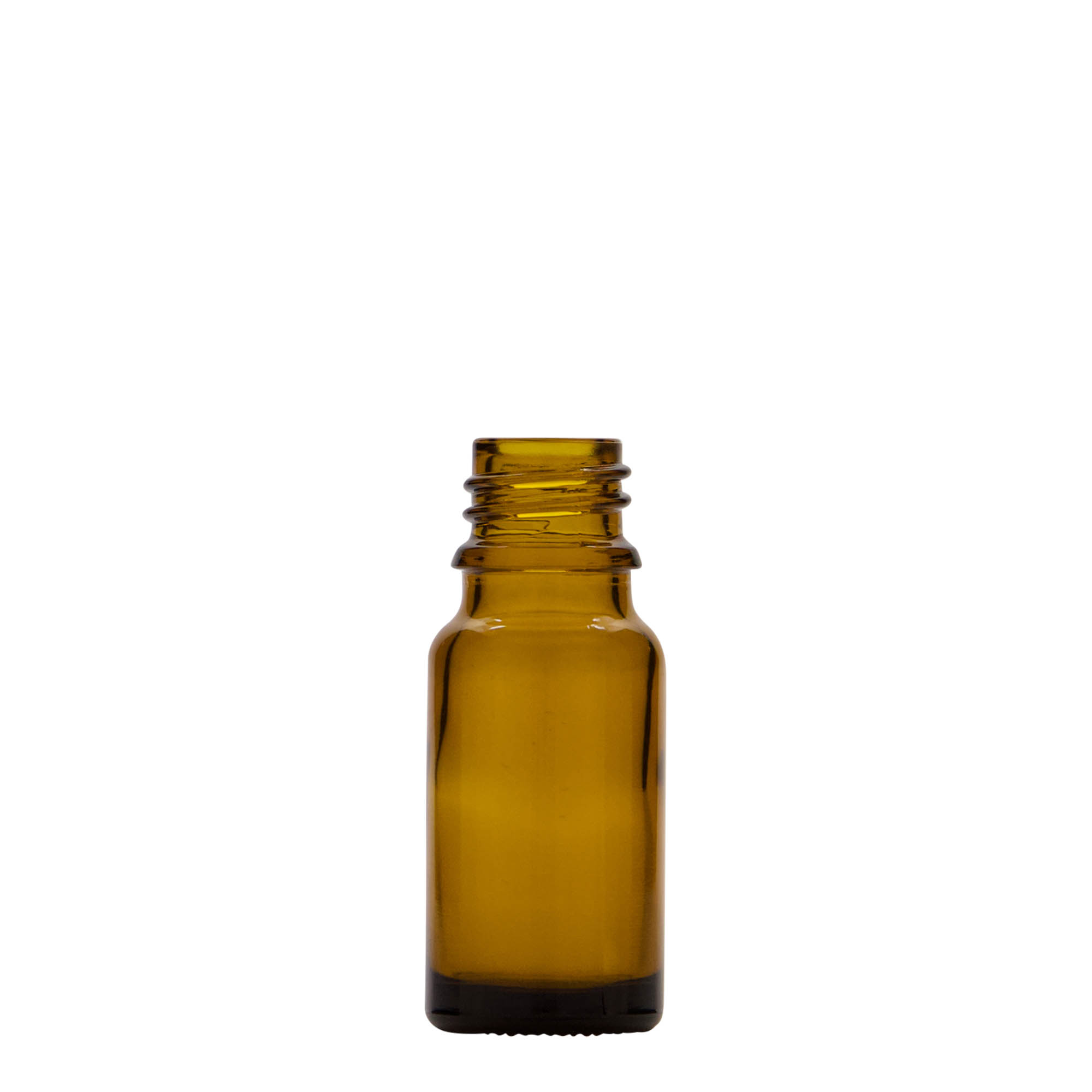 10 ml lékovka s dávkovačem na lotion, sklo, hnědá, hrdlo: DIN 18