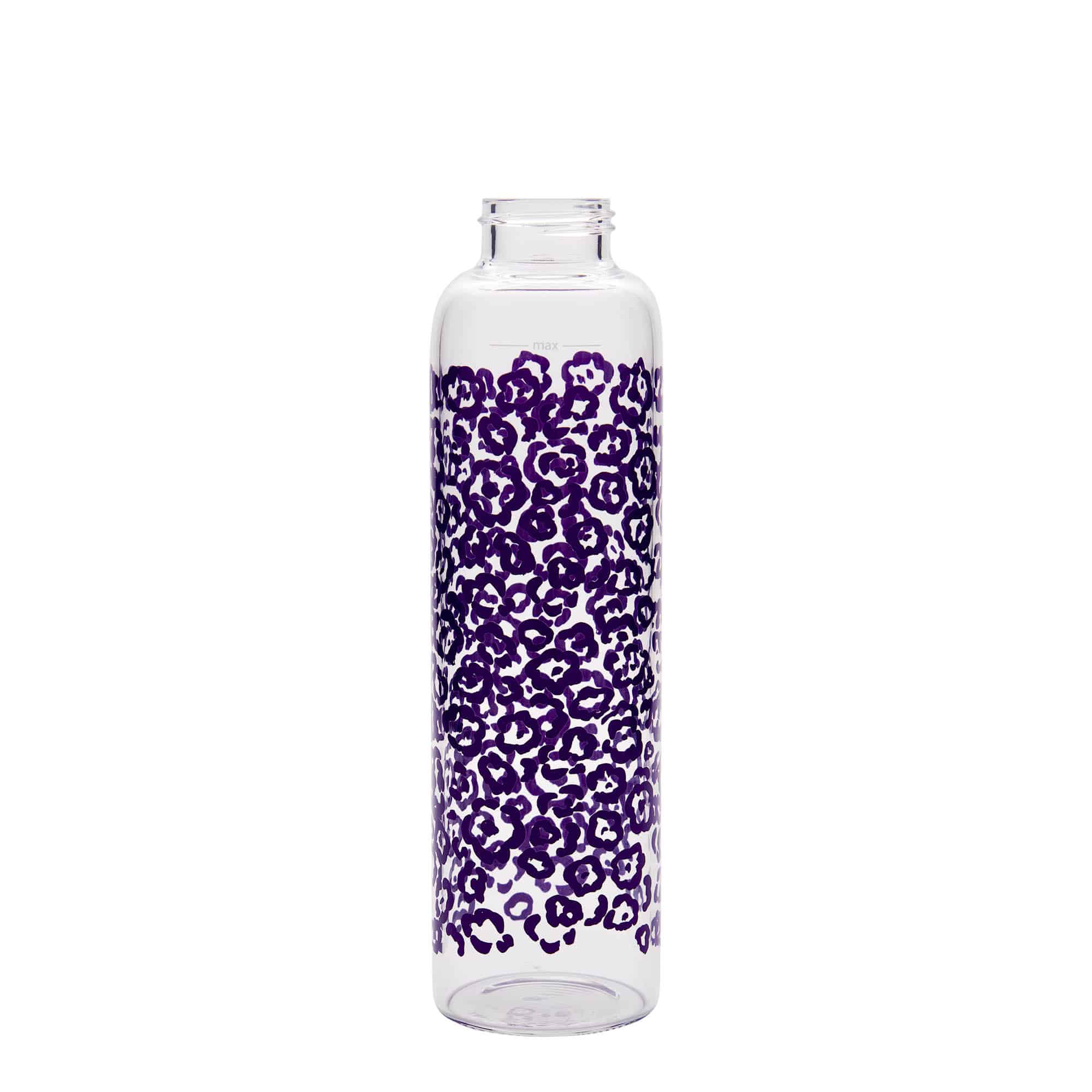 500 ml láhev na pití 'Perseus - fialové květiny', hrdlo: šroubovací uzávěr 500 ml láhev na pití 'Perseus - fialové květiny', hrdlo: šroubovací uzávěr