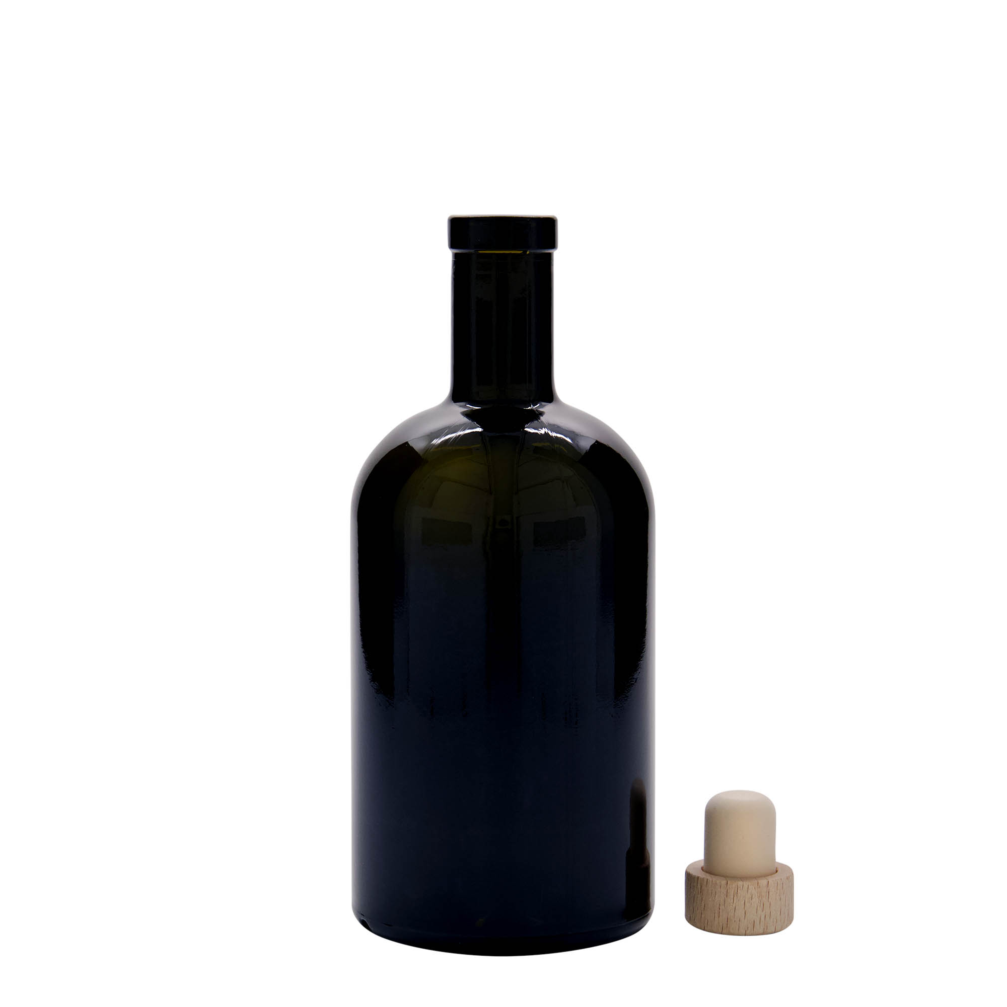 500 ml skleněná láhev 'Farmacia', antik zelená, hrdlo: korek 500 ml skleněná láhev 'Farmacia', antik zelená, hrdlo: korek