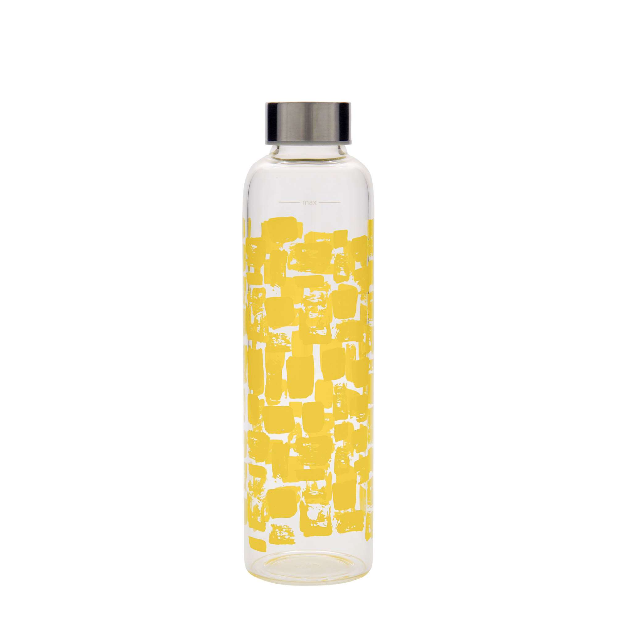 500 ml lahev na pití „Perseus - Žluté obdélníky“, uzávěr: šroubovací