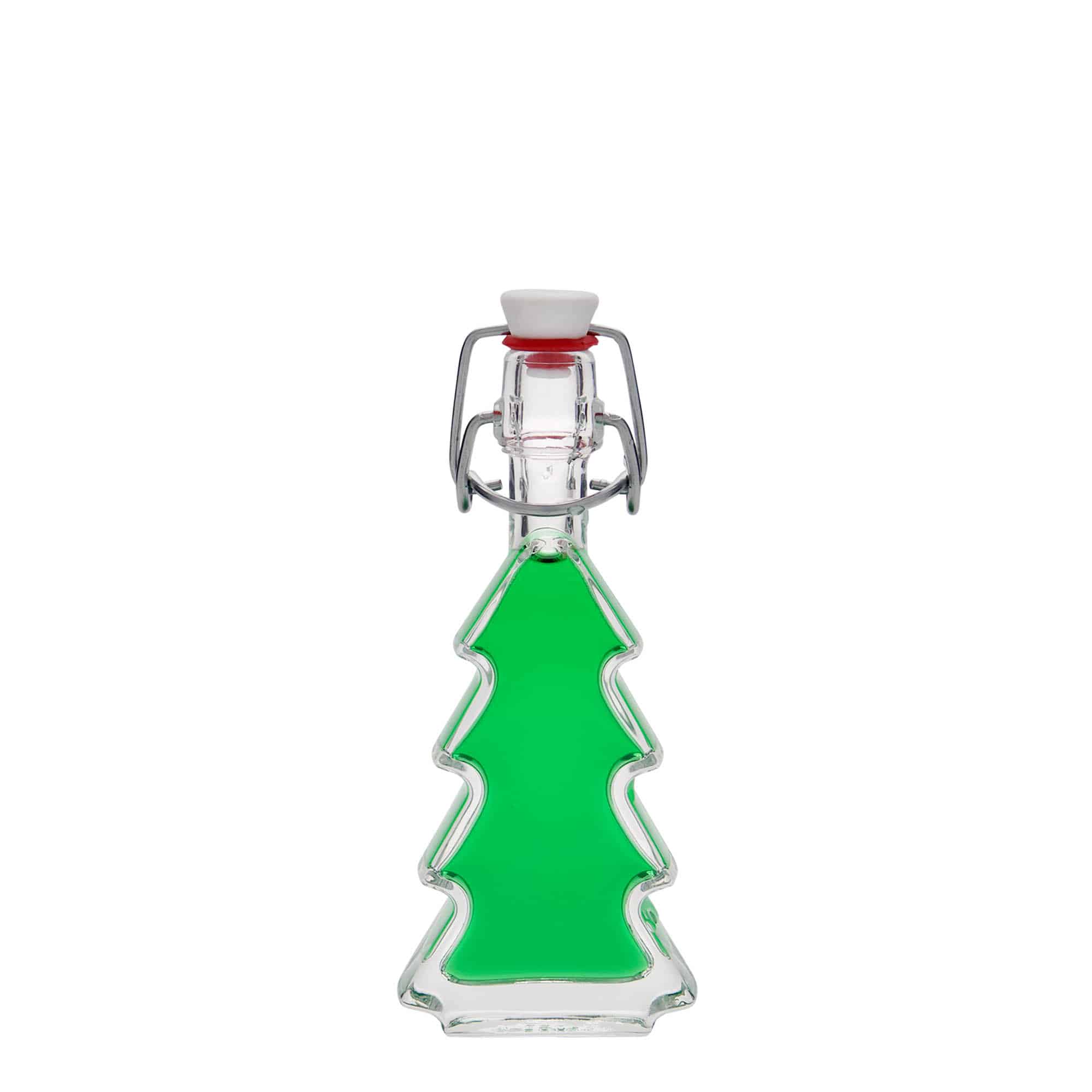 40 ml skleněná lahvička „Tannenbaum“, hrdlo: uzávěr na pákový klip