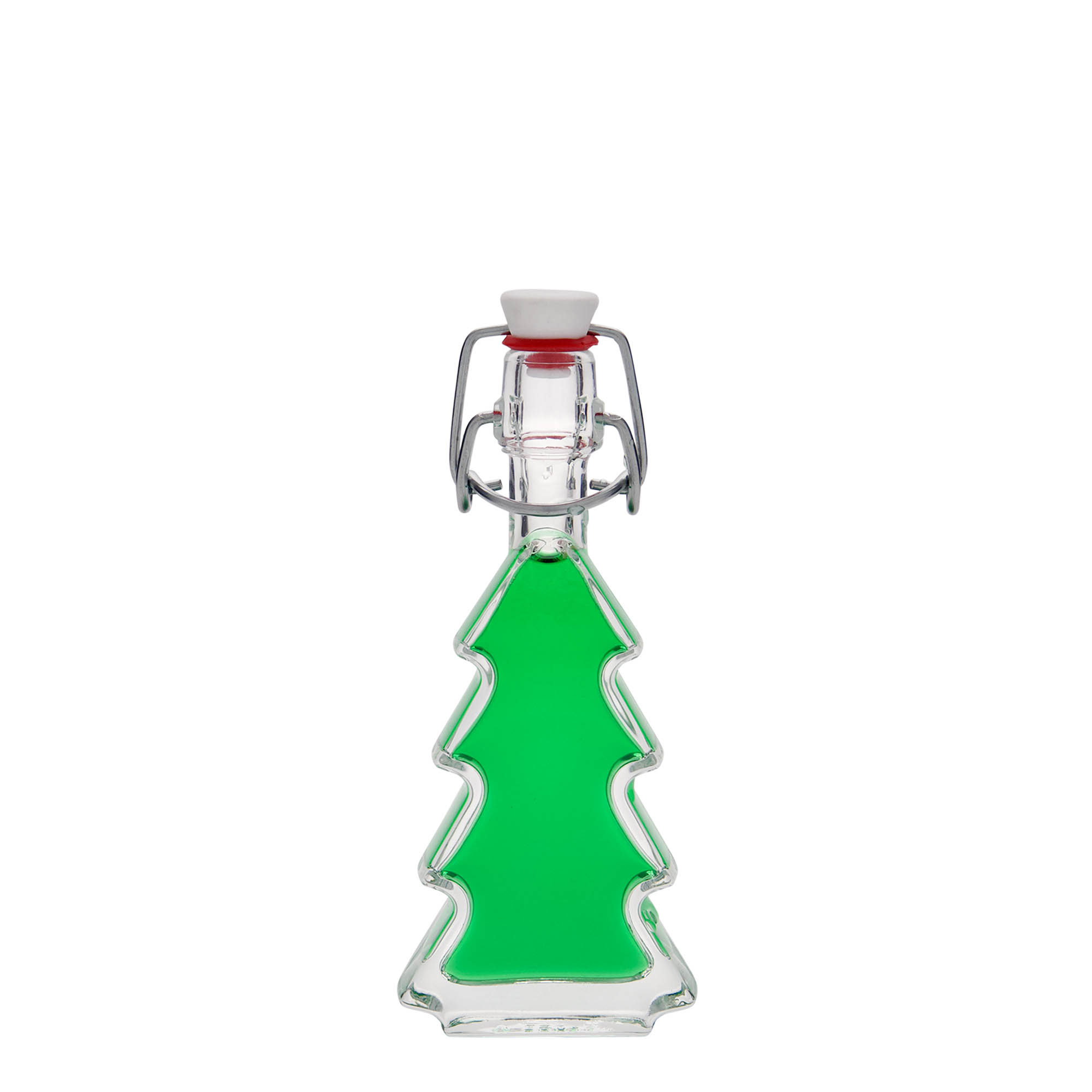 40 ml skleněná lahvička „Tannenbaum“, hrdlo: uzávěr na pákový klip