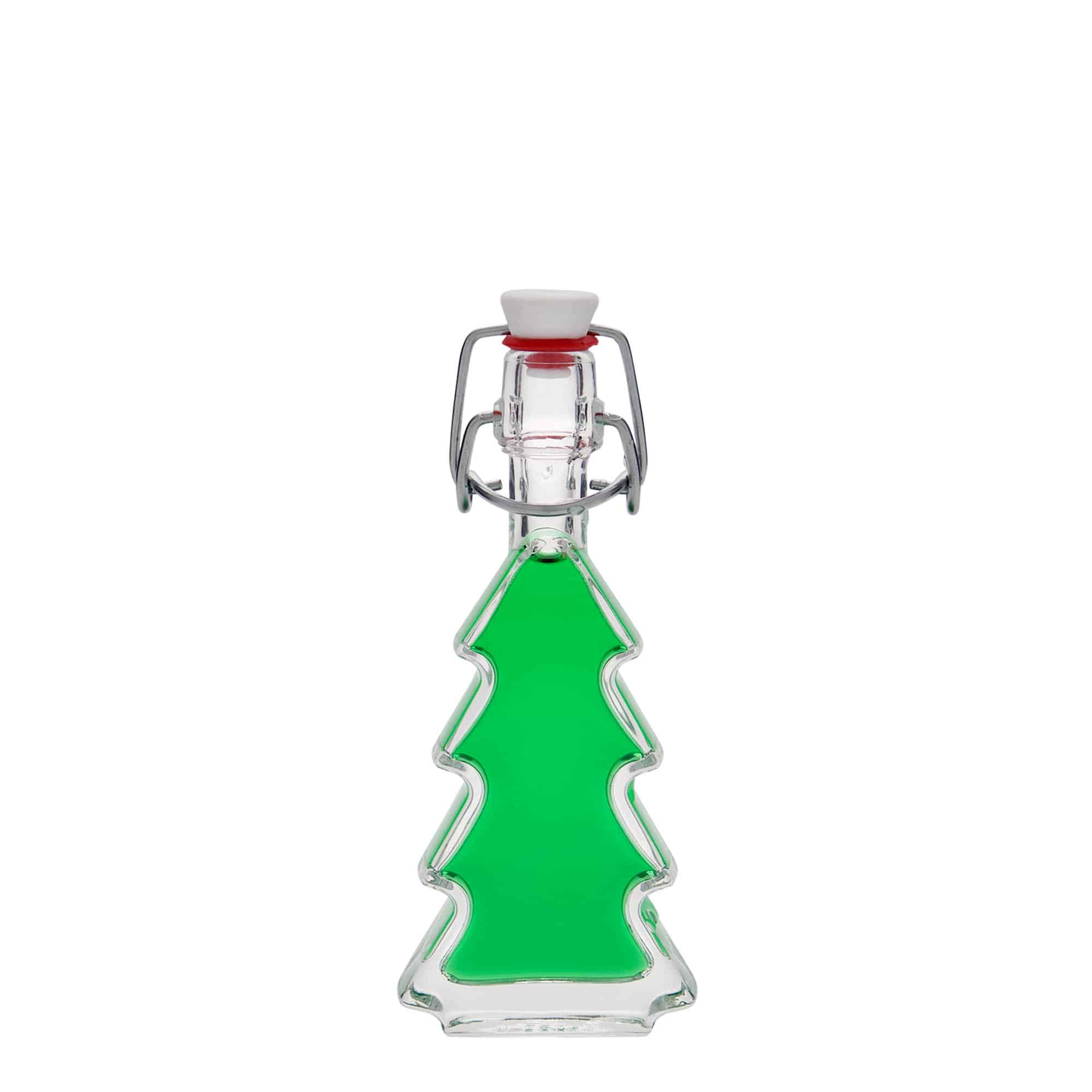 40 ml skleněná lahvička „Tannenbaum“, hrdlo: uzávěr na pákový klip
