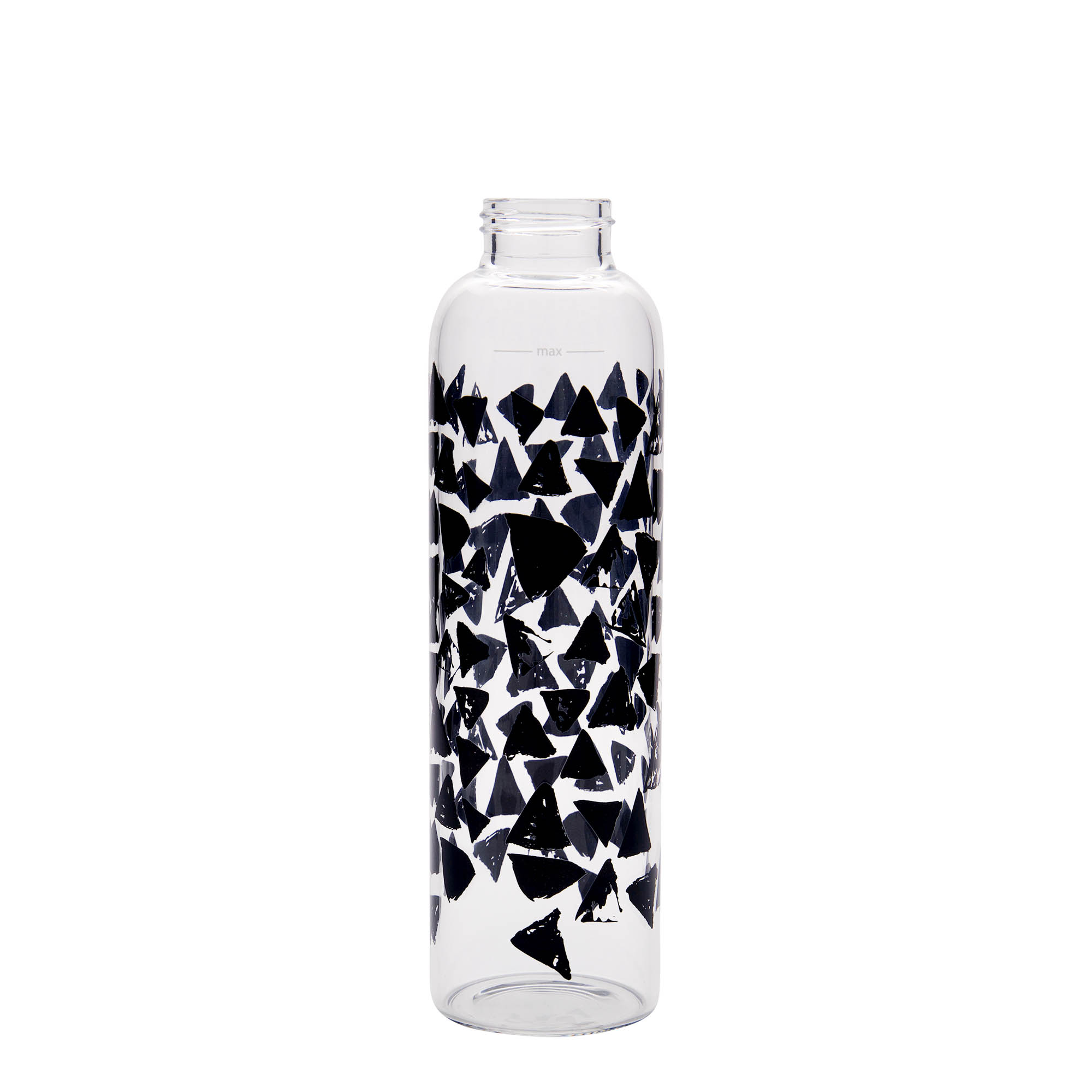 500 ml láhev na pití 'Perseus - Černé trojúhelníky', hrdlo: šroubovací uzávěr 500 ml láhev na pití 'Perseus - Černé trojúhelníky', hrdlo: šroubovací uzávěr