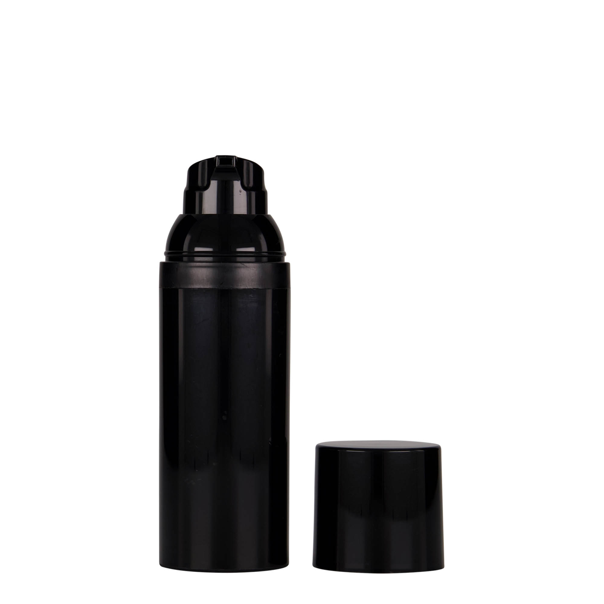 50 ml Airless dávkovač 'Mezzo', PP-plast, černý 50 ml Airless dávkovač 'Mezzo', PP-plast, černý