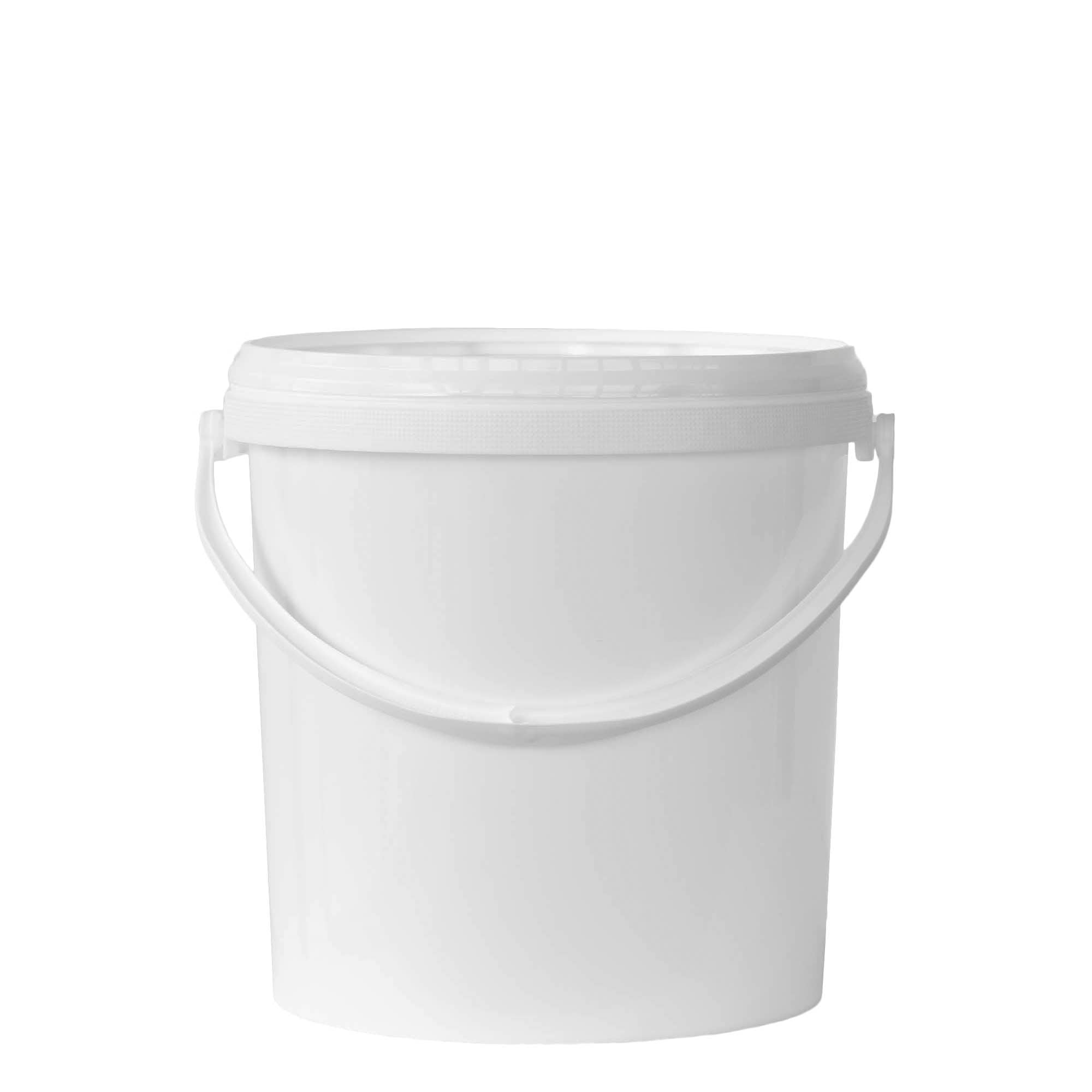 10 l kbelík, PP plast, bílý