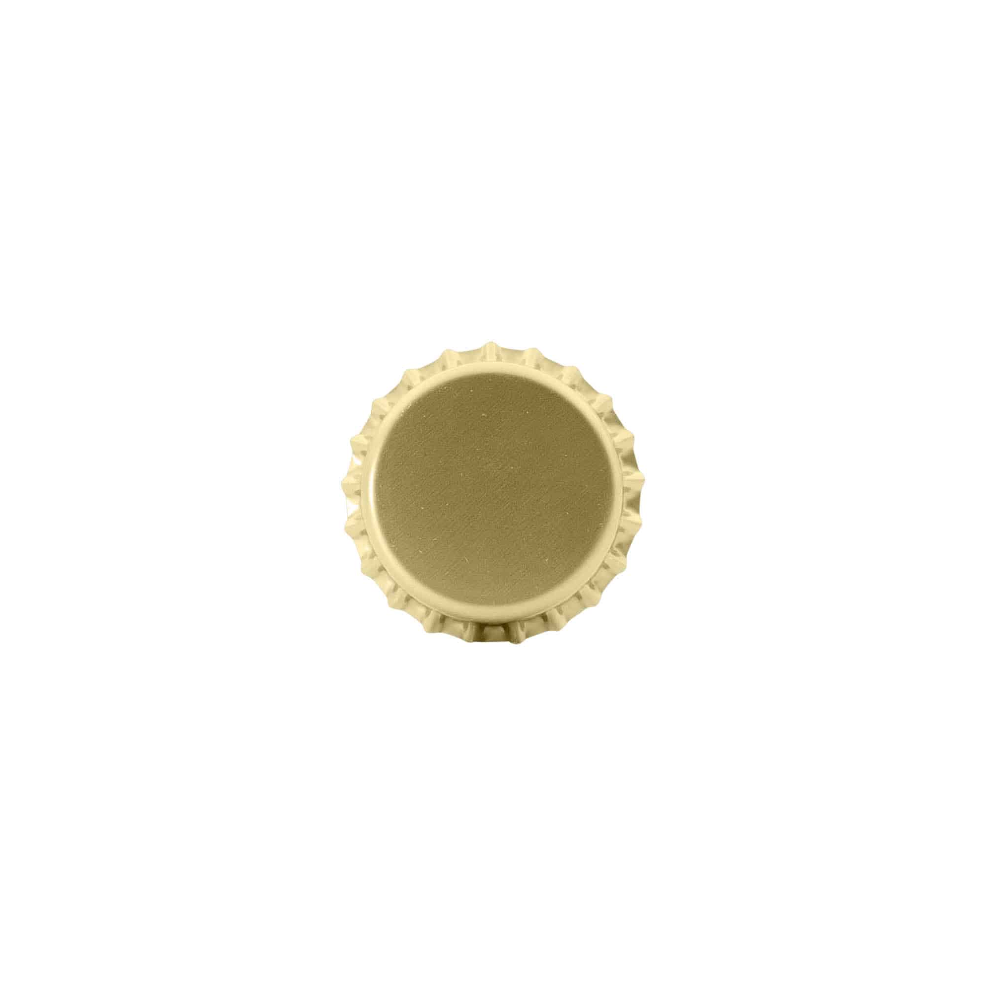 Korunkový uzávěr 26 mm, kov, zlatý
