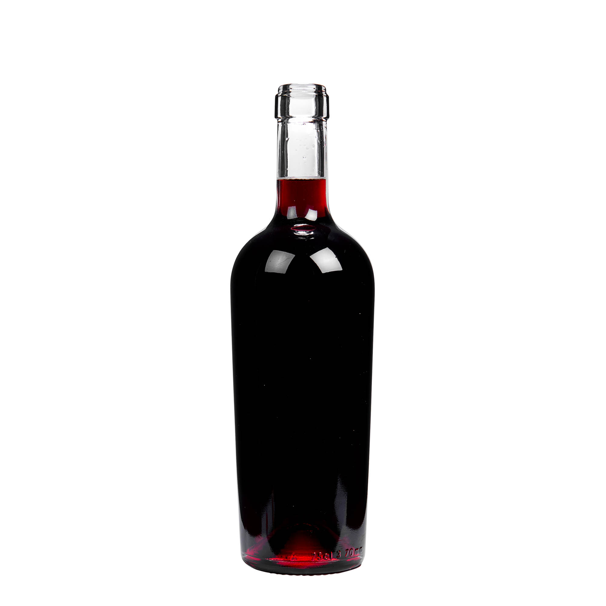 750 ml lahve na víno 'Imperiale', hrdlo: korek