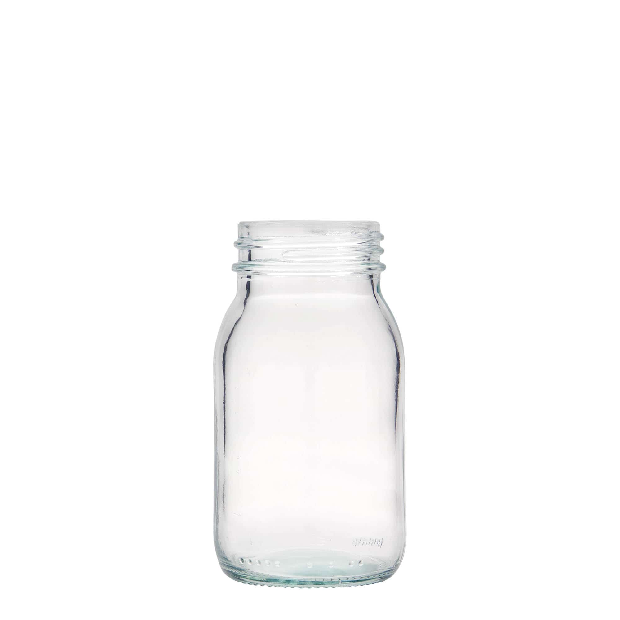 150 ml širokohrdlá sklenice, hrdlo: DIN 45