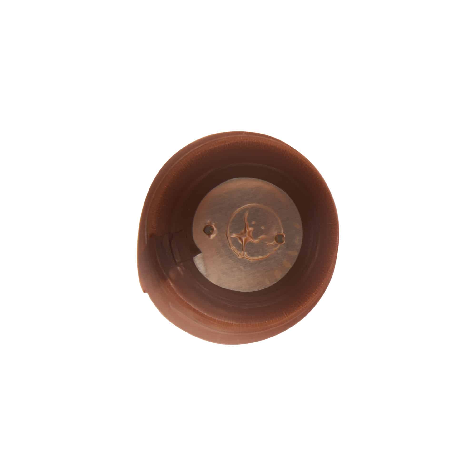 Smršťovací kapsle 32x41, PVC-plast, bronzová