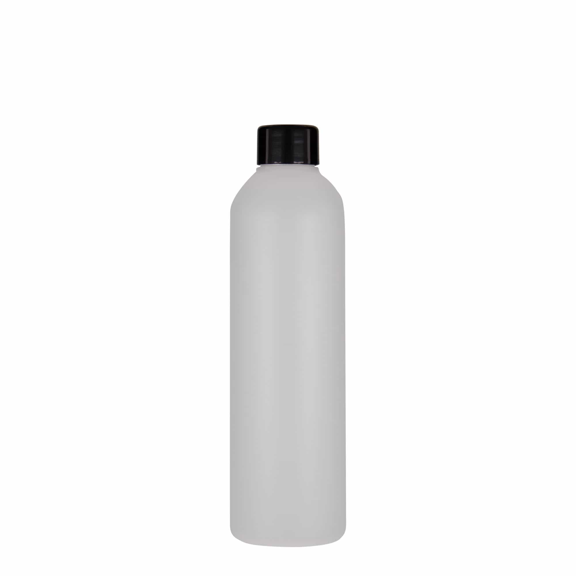 250 ml plastová láhev „Tuffy“, HDPE, přírodní, hrdlo: 24/410