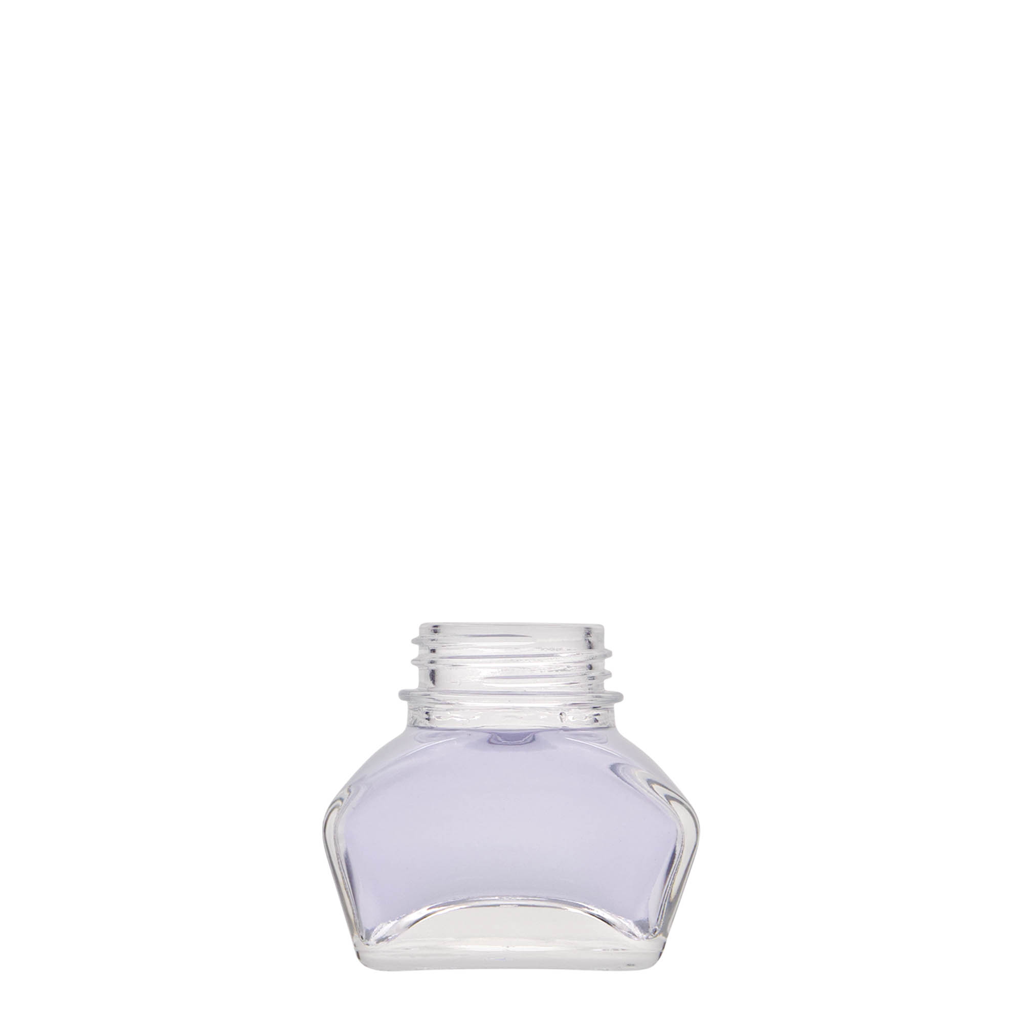 30 ml inkoustová lahvička, obdélníková, hrdlo: šroubovací uzávěr