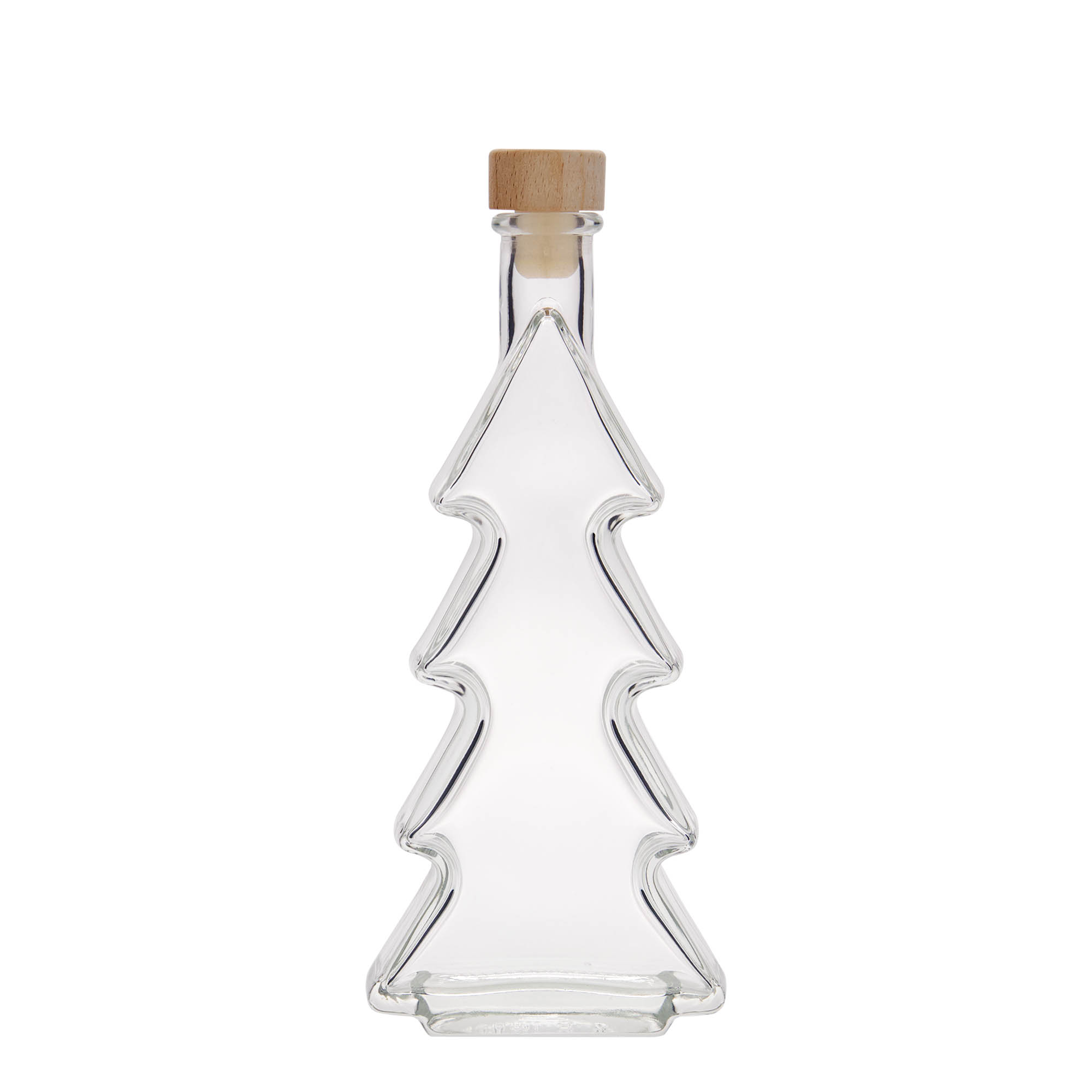 200 ml skleněná láhev „Tannenbaum“, hrdlo: korek