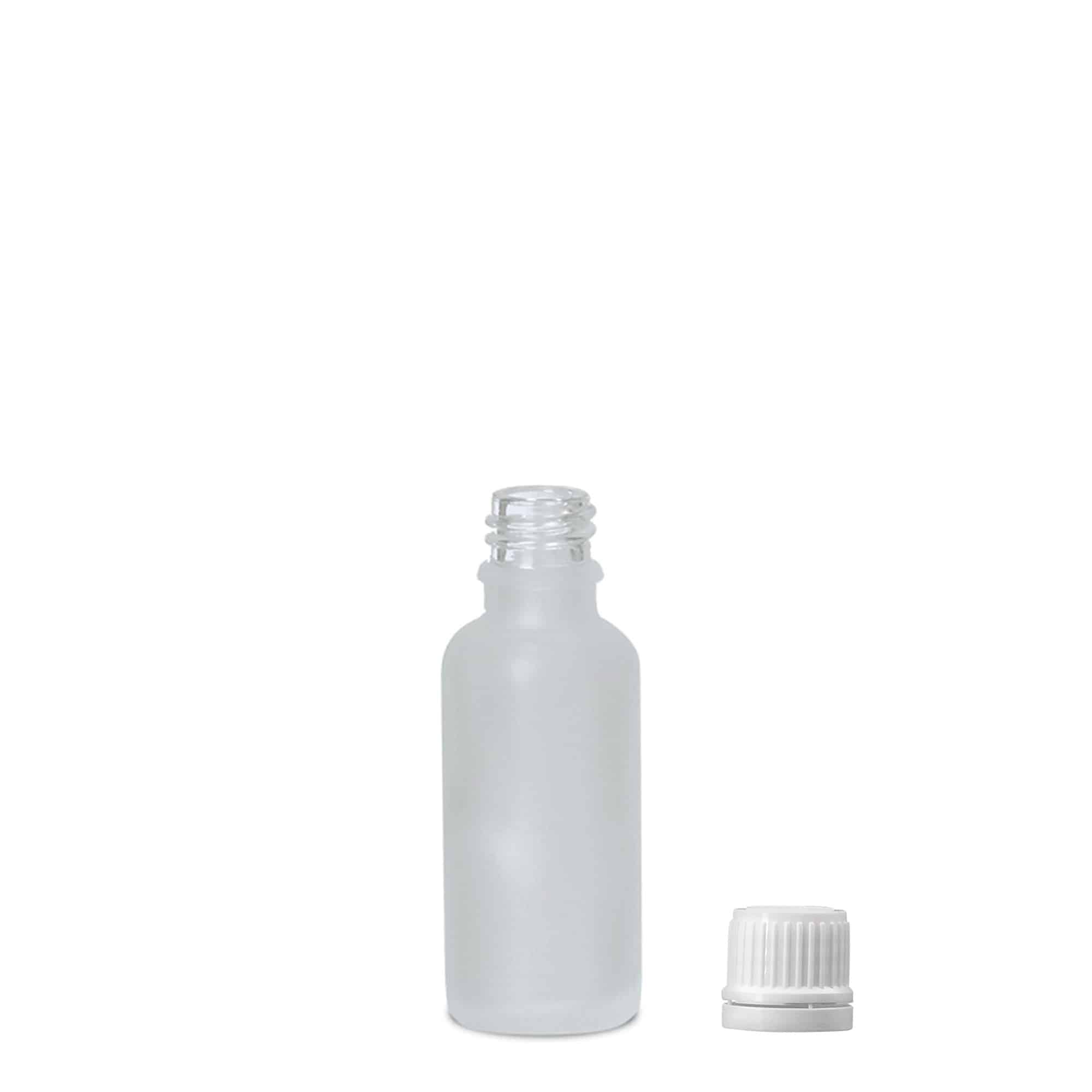 30 ml lékovka, sklo, matovaná, hrdlo: DIN 18