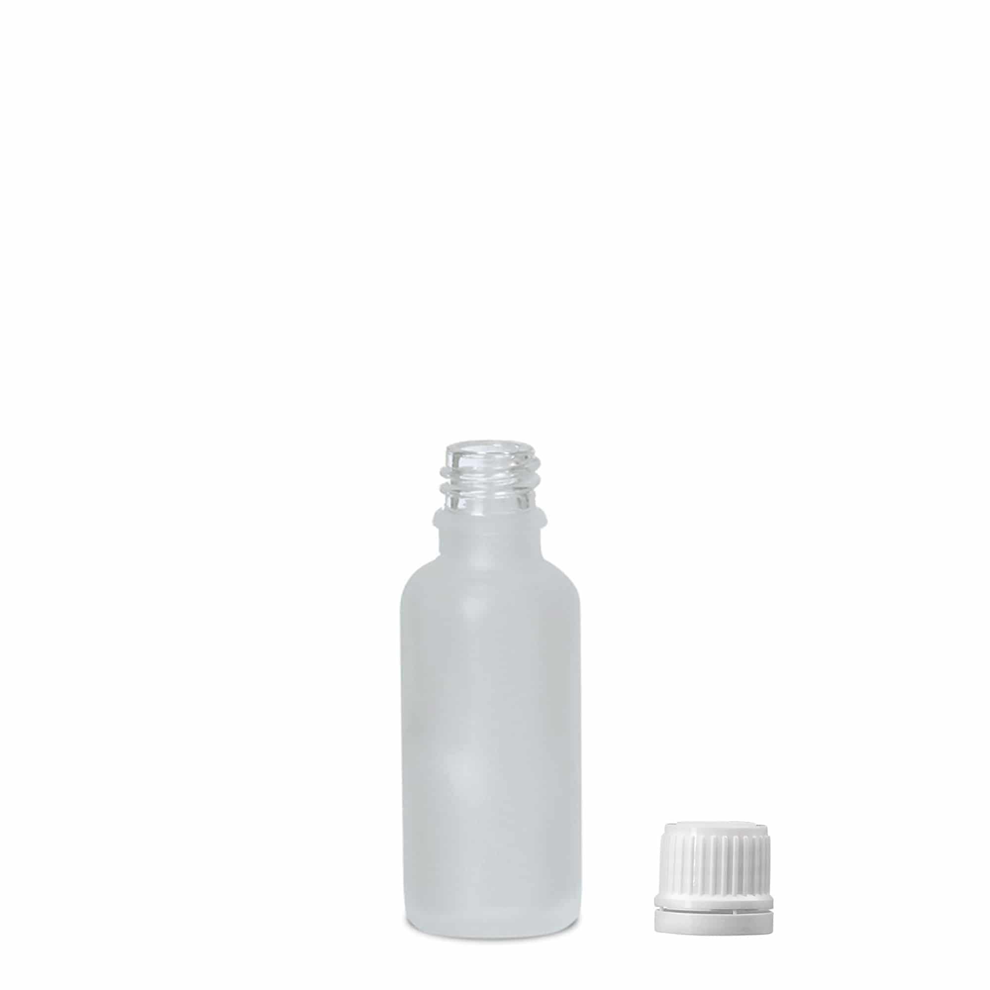 30 ml lékovka, sklo, matovaná, hrdlo: DIN 18
