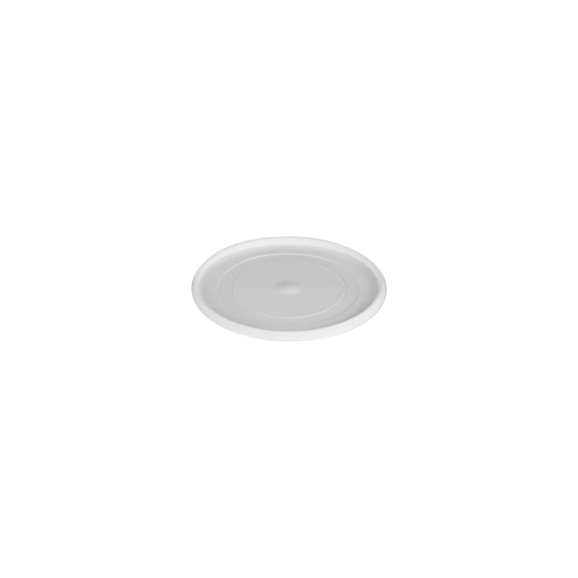 Krycí kotouč pro 5 ml 'Bianca', PP-plast, bílý
