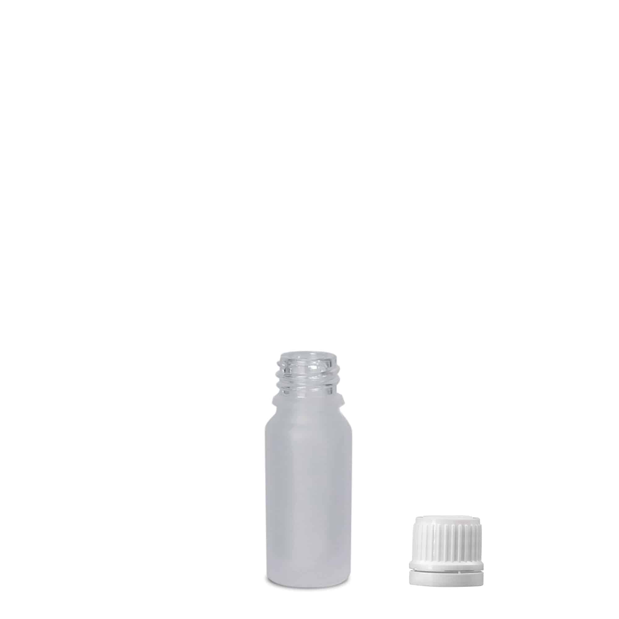 10 ml lékovka, sklo, matné, hrdlo: DIN 18