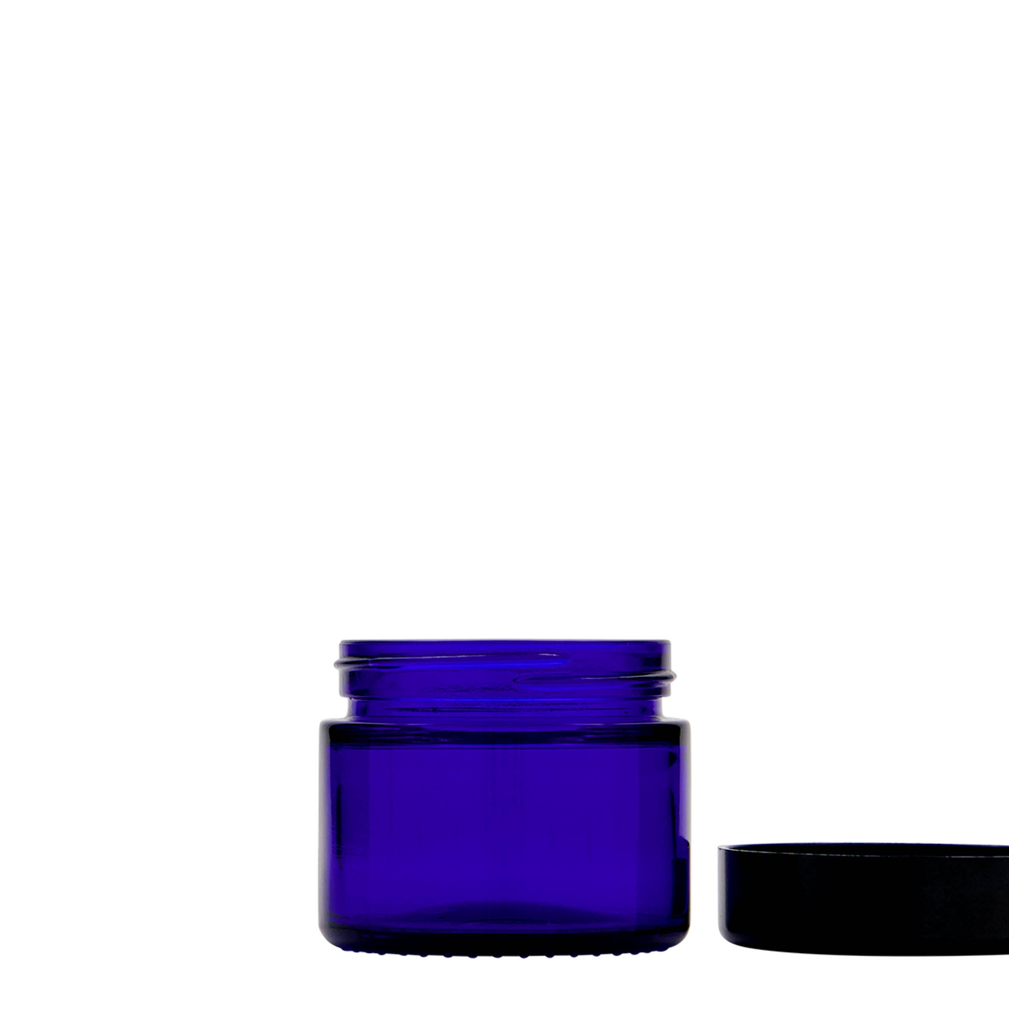 50 ml kelímek 'Blue Edition', sklo, královská modř, hrdlo: šroubovací uzávěr 50 ml kelímek 'Blue Edition', sklo, královská modř, hrdlo: šroubovací uzávěr