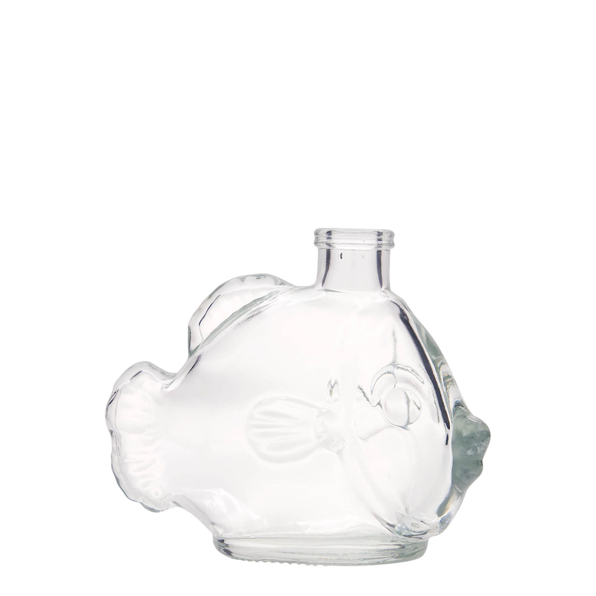 200 ml skleněná láhev 'Ryba', hrdlo: korek