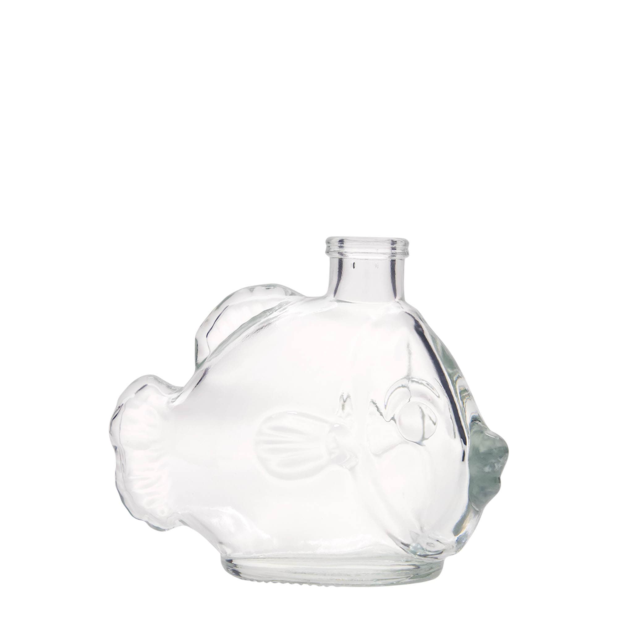 200 ml skleněná láhev 'Ryba', hrdlo: korek