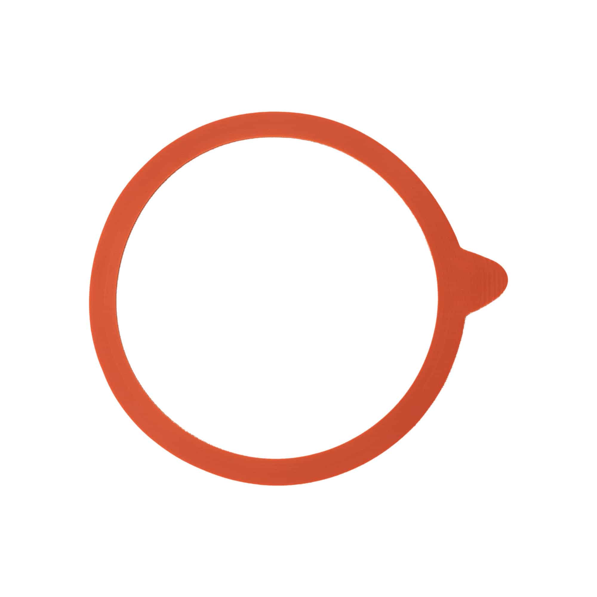 WECK-zavařovací kroužek RR100 #, červený, hrdlo: kulatý okraj