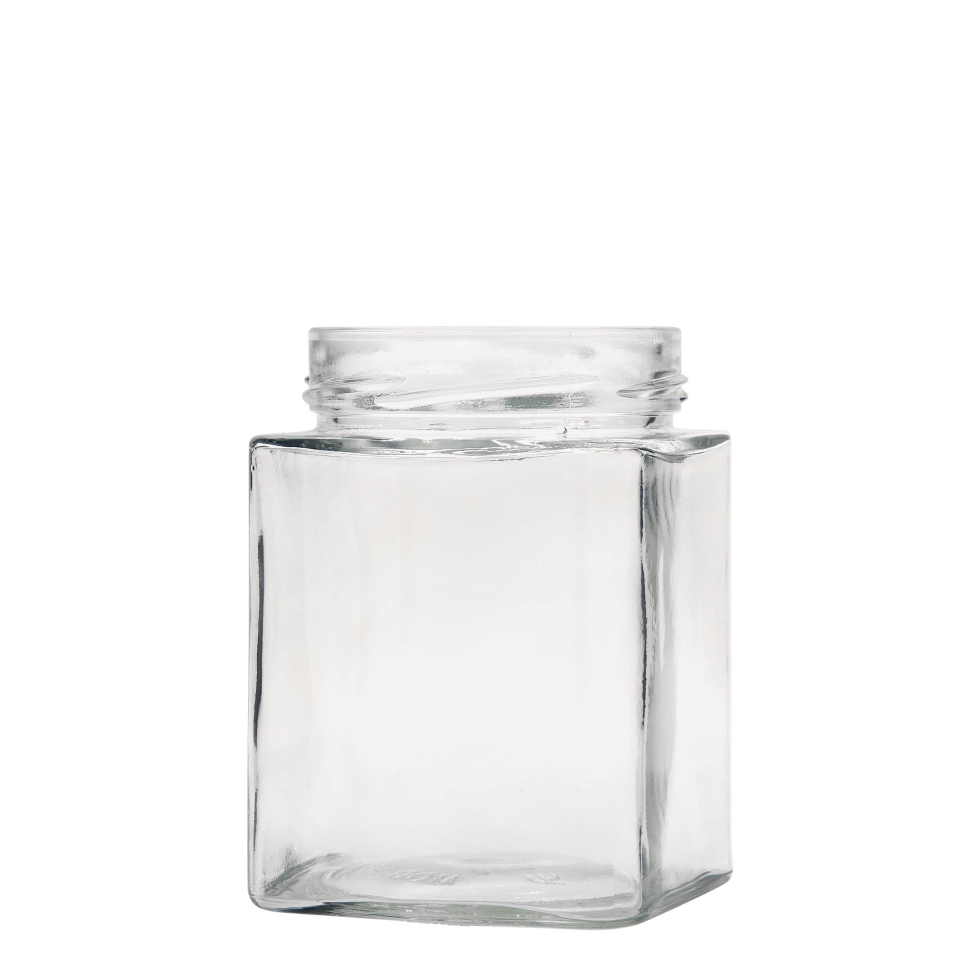 580 ml čtvercová sklenice 'Ikarus', hrdlo: Deep-Twist-Off (DTO 82)