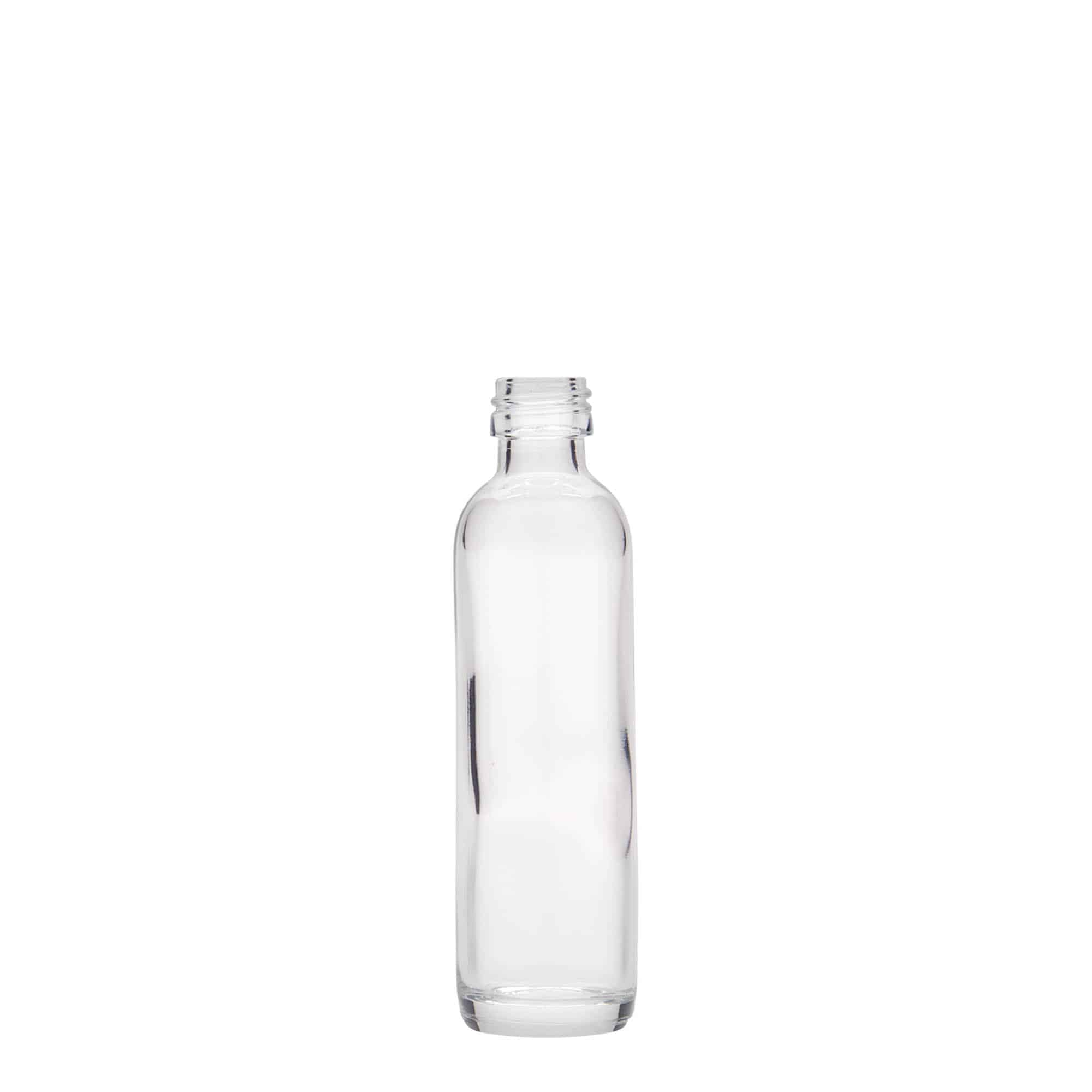 40 ml láhev s ryskou, sklo, hrdlo: PP 18
