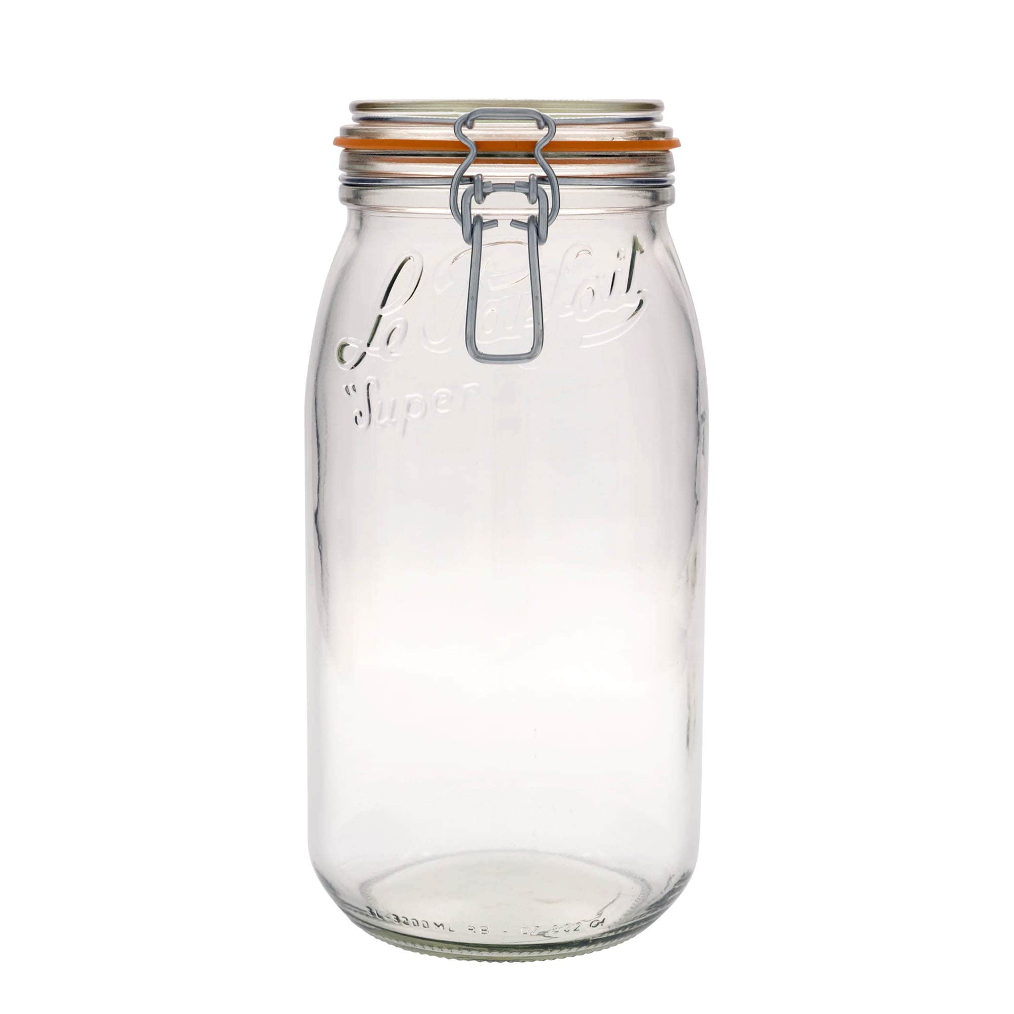 Sklenice s drátěným uzávěrem 3000 ml 'Le Parfait Super Bocal', uzávěr: drátěný uzávěr Sklenice s drátěným uzávěrem 3000 ml 'Le Parfait Super Bocal', uzávěr: drátěný uzávěr