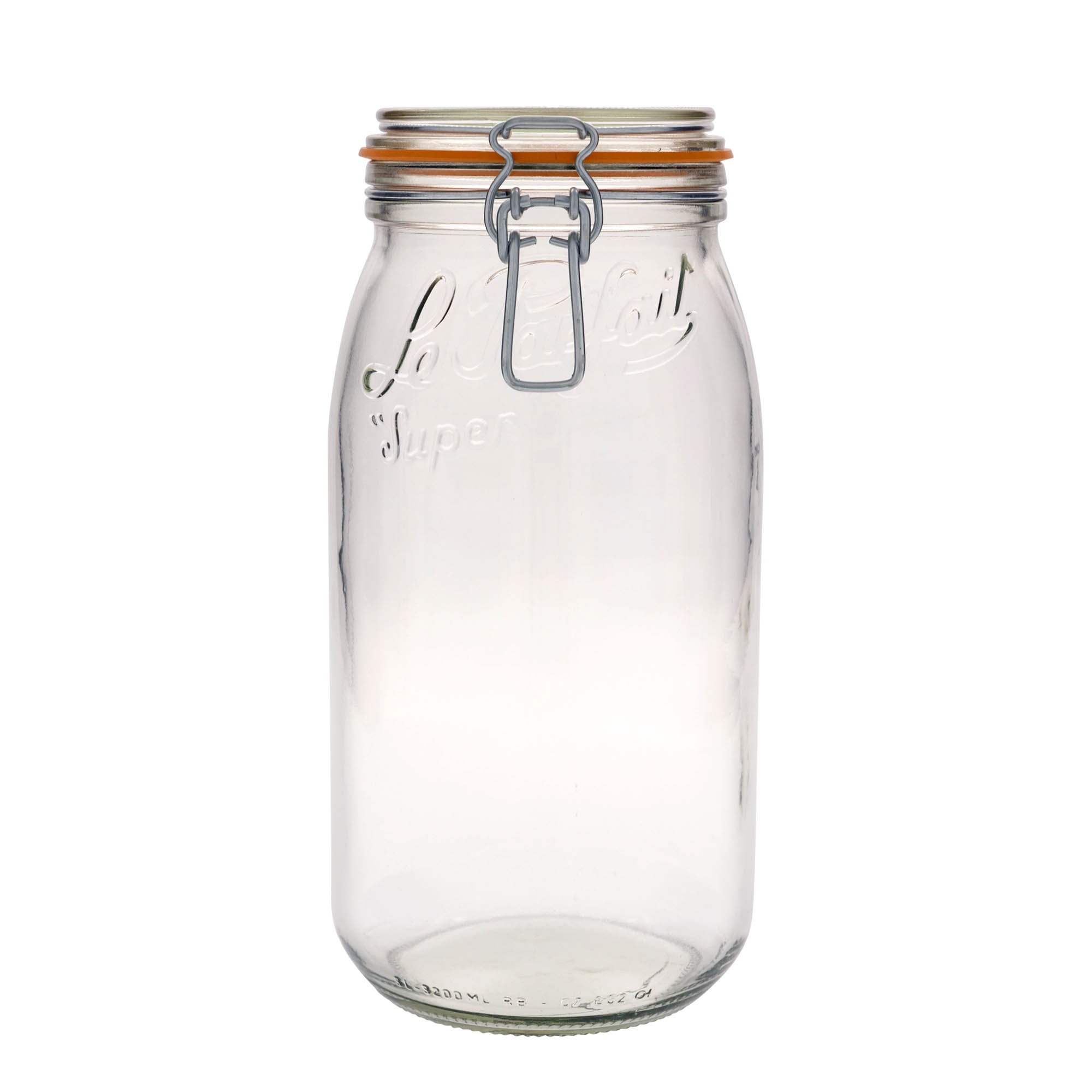 3.000 ml zavařovací sklenice s drátěným uzávěrem 'Le Parfait Super Bocal', hrdlo: drátěný uzávěr 3.000 ml zavařovací sklenice s drátěným uzávěrem 'Le Parfait Super Bocal', hrdlo: drátěný uzávěr