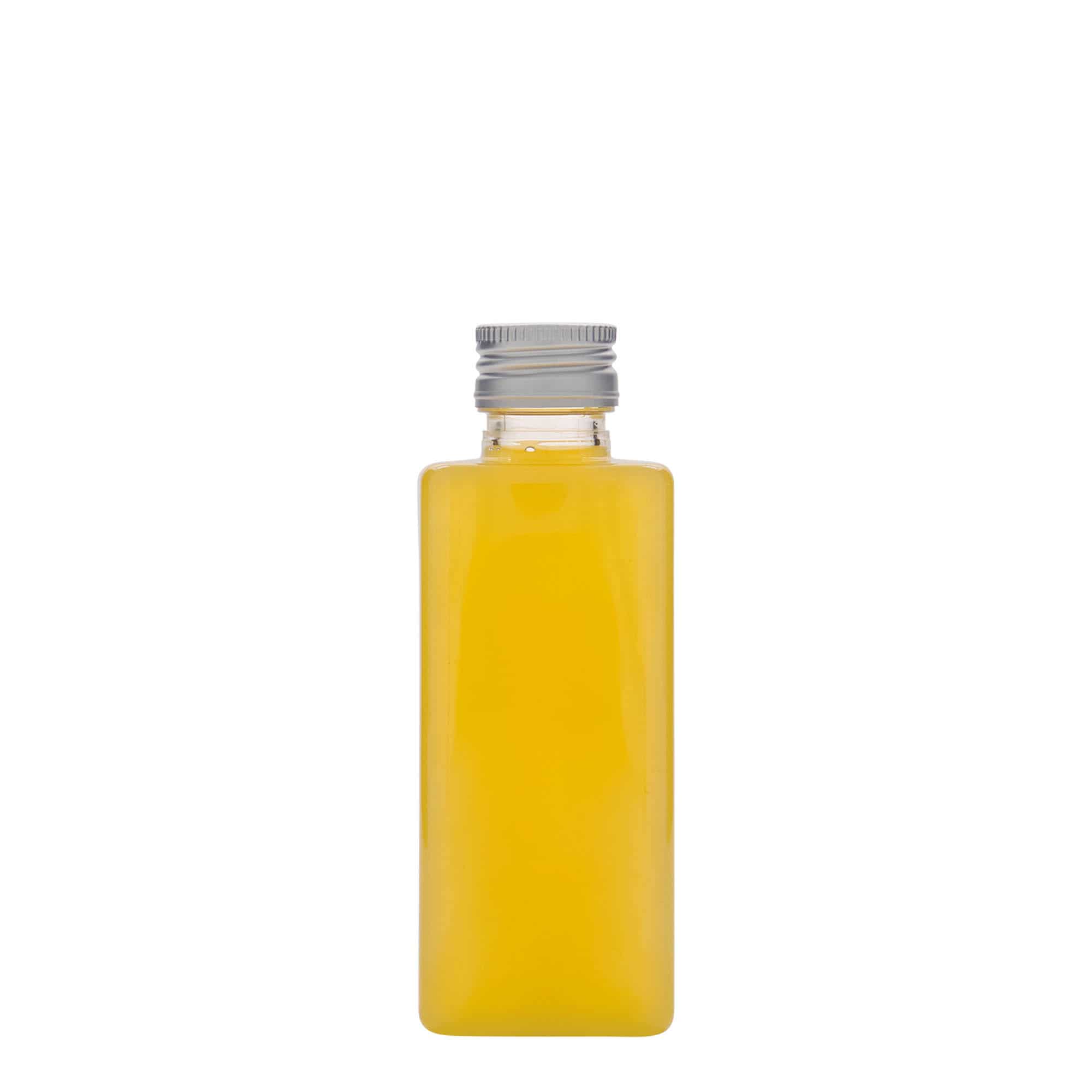 PET lahev 250 ml 'Karl', čtvercová, plast, ústí: PP 28