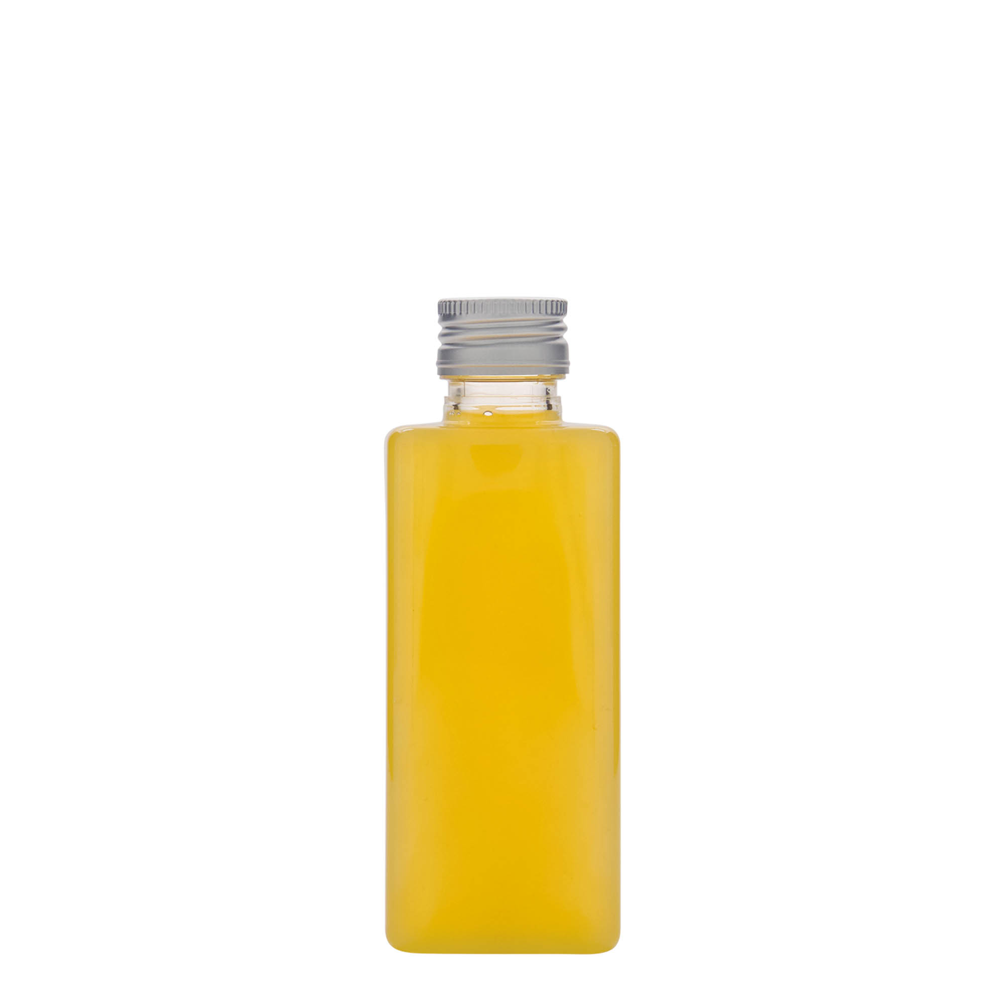 250 ml PET láhev 'Karl', čtvercová, plast, hrdlo: PP 28