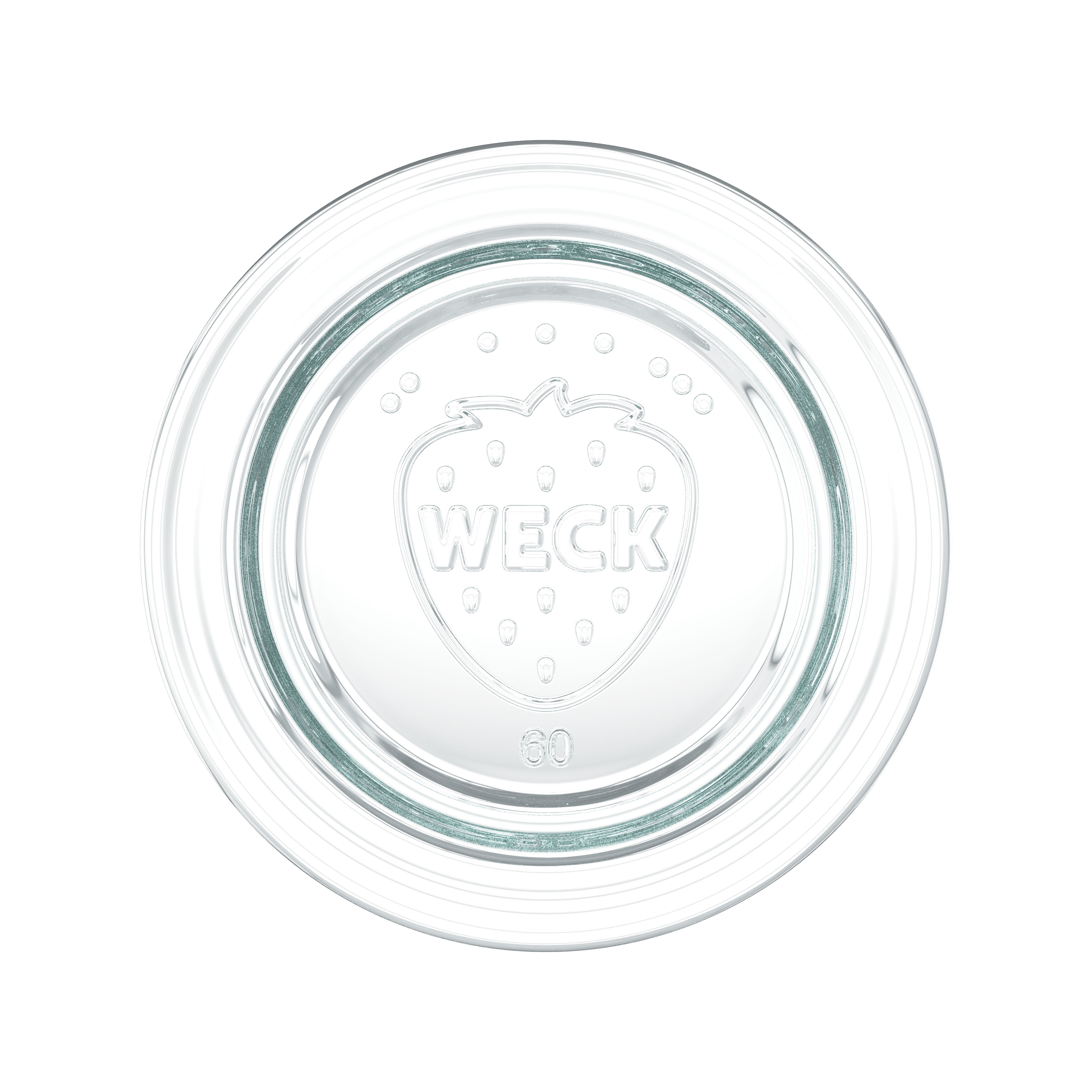 12x 80 ml WECK zavařovací sklenice se skleněným víčkem RR 60