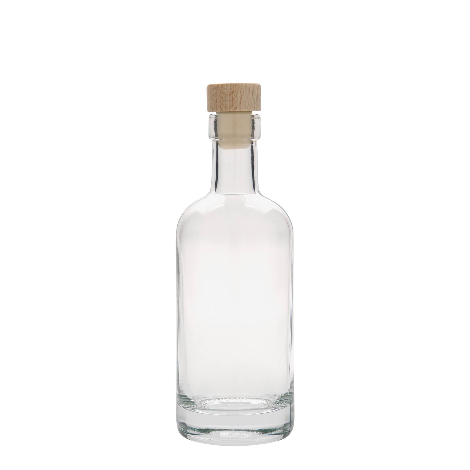 250 ml skleněná láhev „Linea Uno“, hrdlo: korek