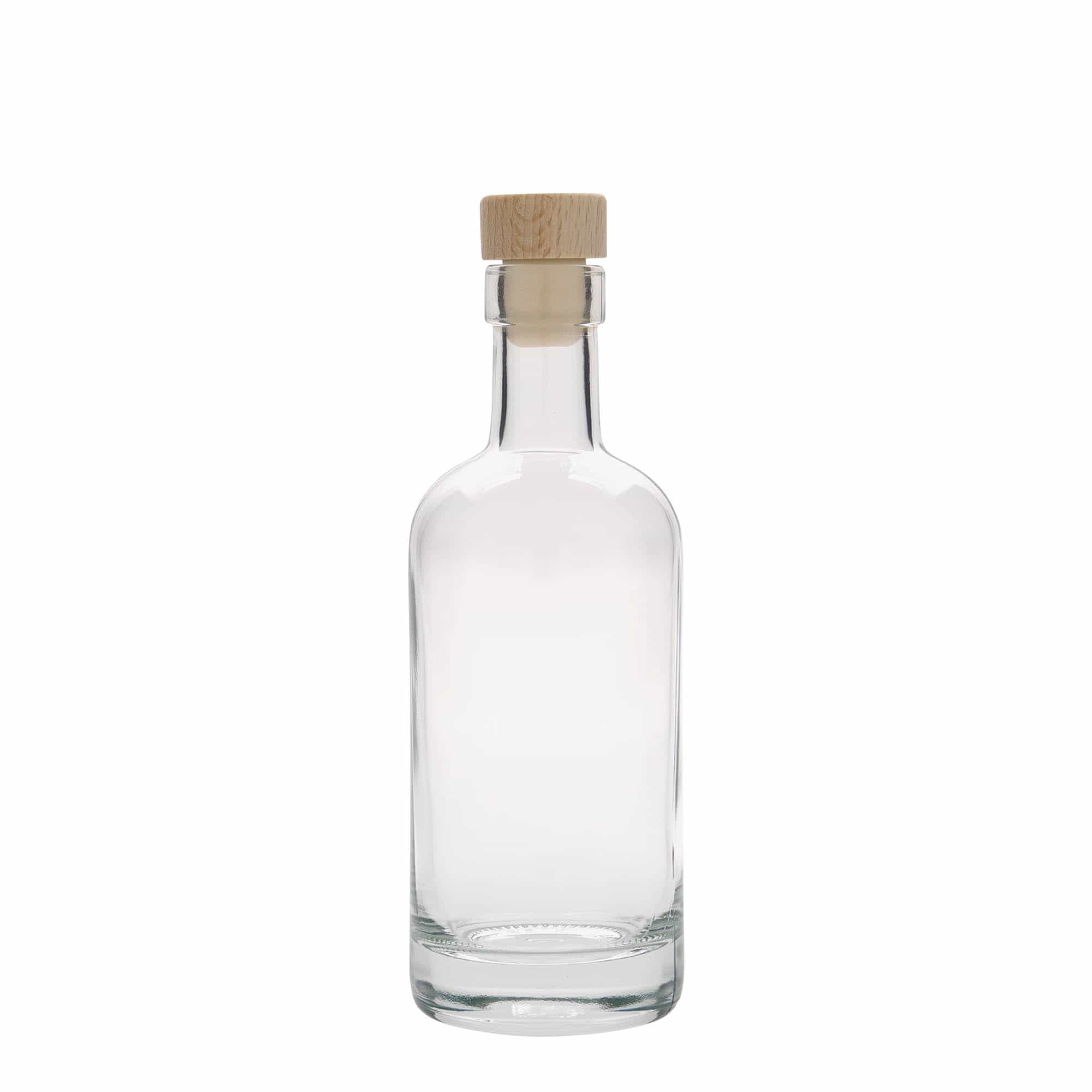 250 ml skleněná láhev „Linea Uno“, hrdlo: korek