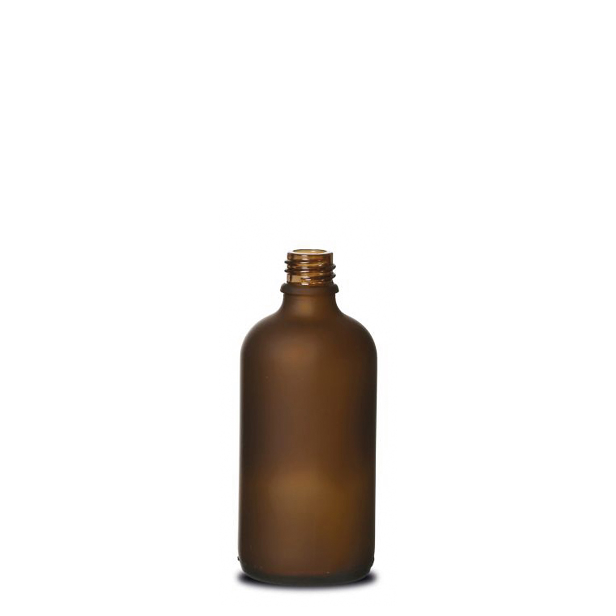 100 ml lékovka, sklo, hnědá matná, hrdlo: DIN 18 100 ml lékovka, sklo, hnědá matná, hrdlo: DIN 18