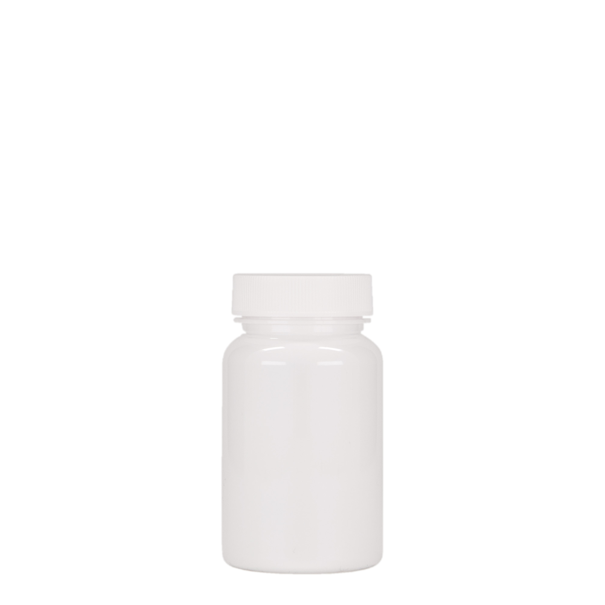 PET dóza 75 ml, plast, bílá, uzávěr: GPI 38/400