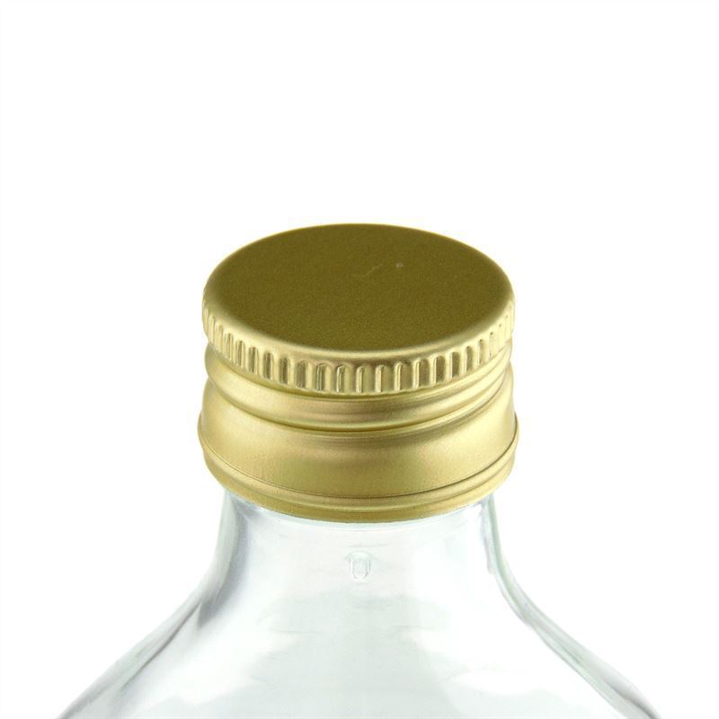 Šroubovací uzávěr, kovový, zlatý, pro hrdlo: PP 28 Šroubovací uzávěr, kovový, zlatý, pro hrdlo: PP 28