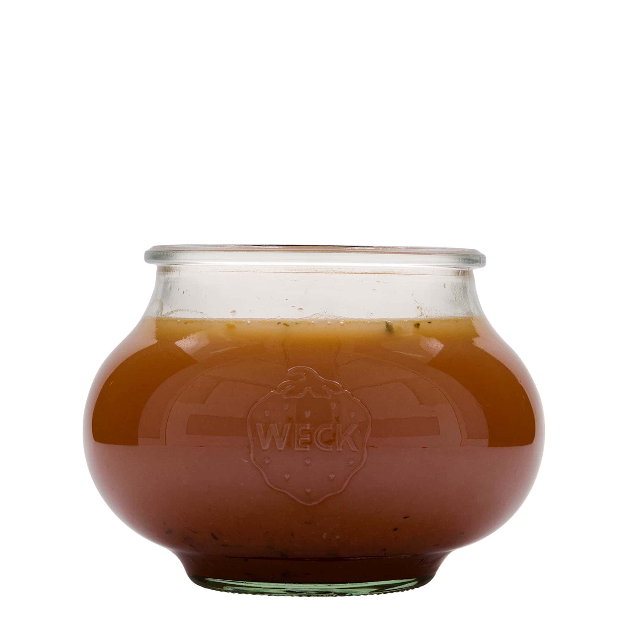 Ozdobná sklenice WECK 1062 ml, uzávěr: kulatý okraj