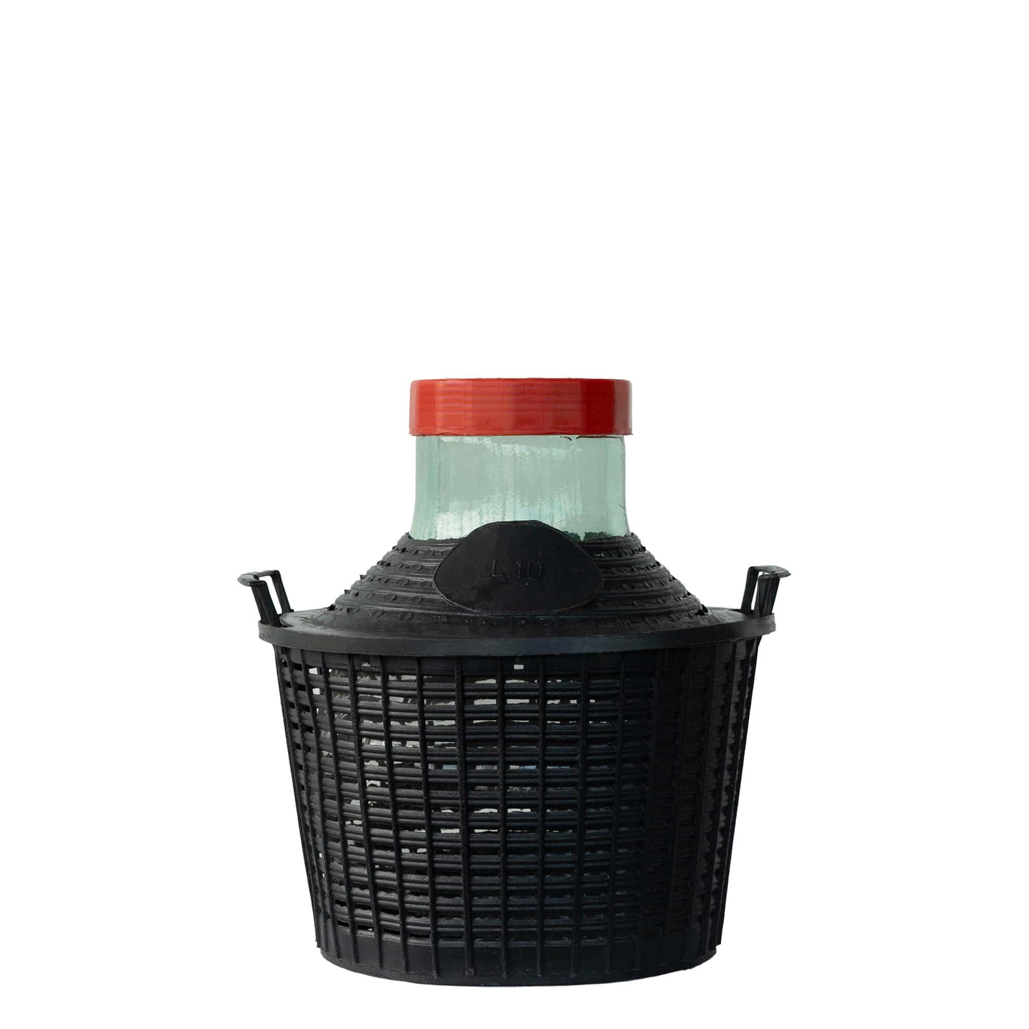 10 l balónová láhev široký hrdlem, sklo, hrdlo: závitové uzávěr