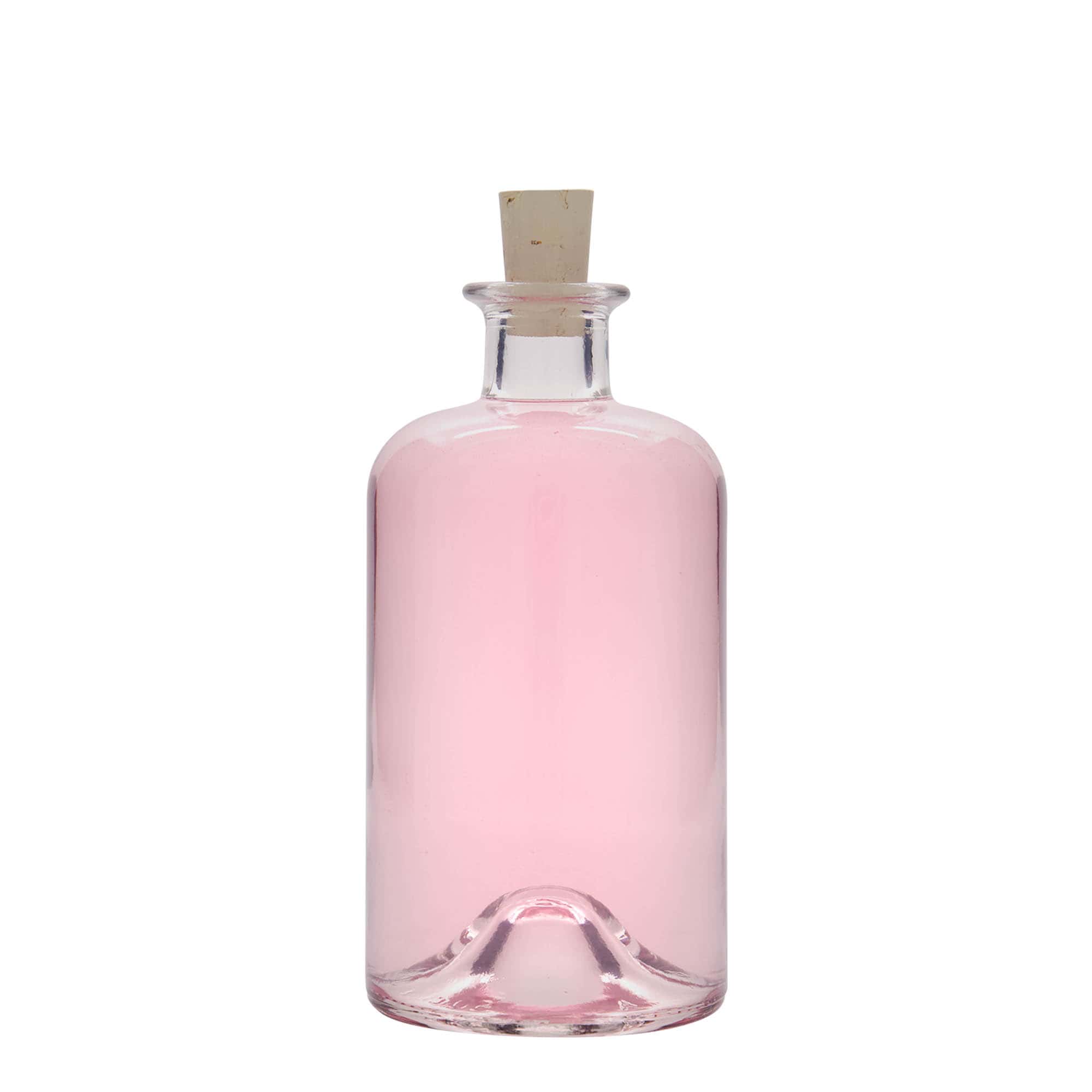 500 ml skleněná láhev lékárníka 'Doktor', hrdlo: korek