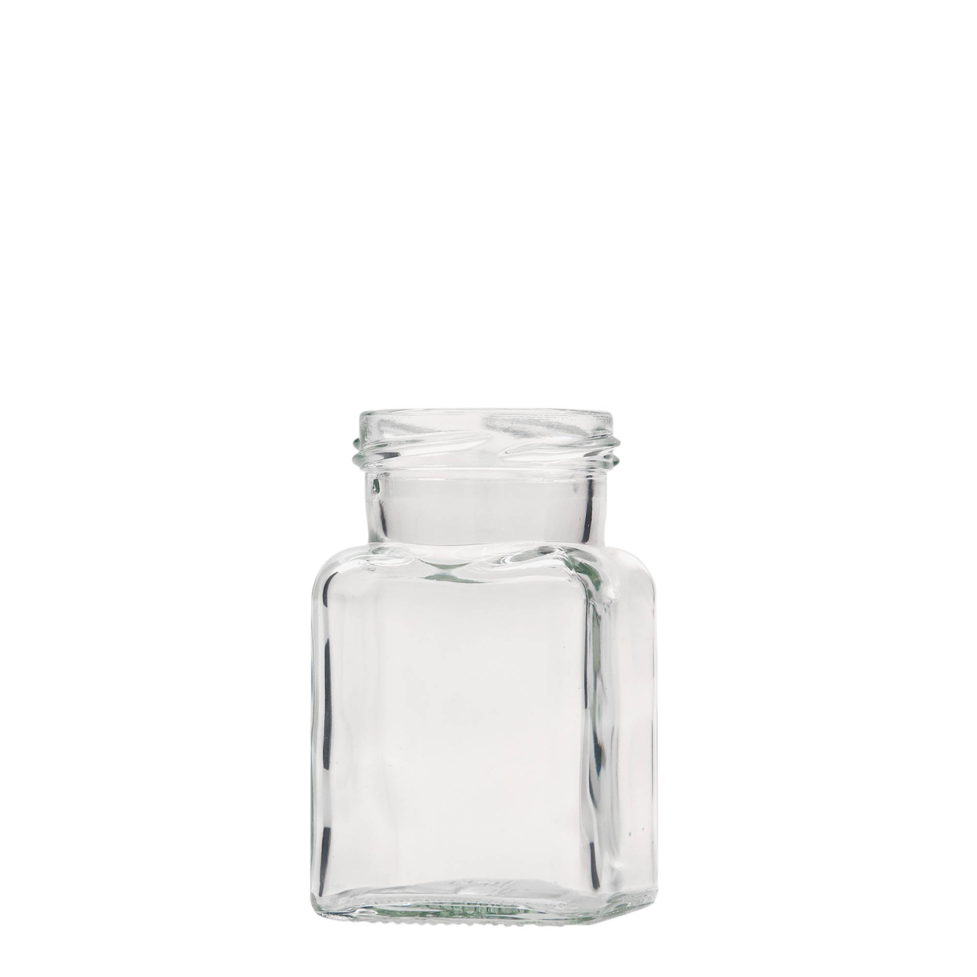 150 ml čtvercová sklenice, hrdlo: Twist-Off (TO 53)