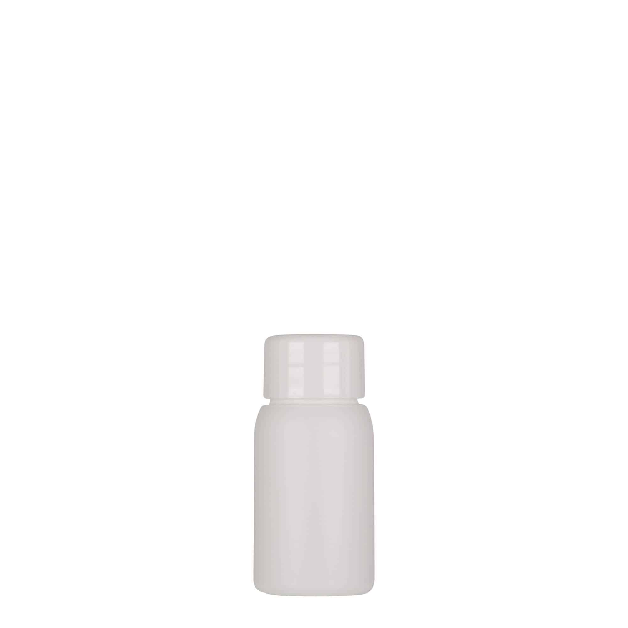 Plastová lahev 30 ml 'Tuffy', HDPE, bílá, ústí: GPI 24/410