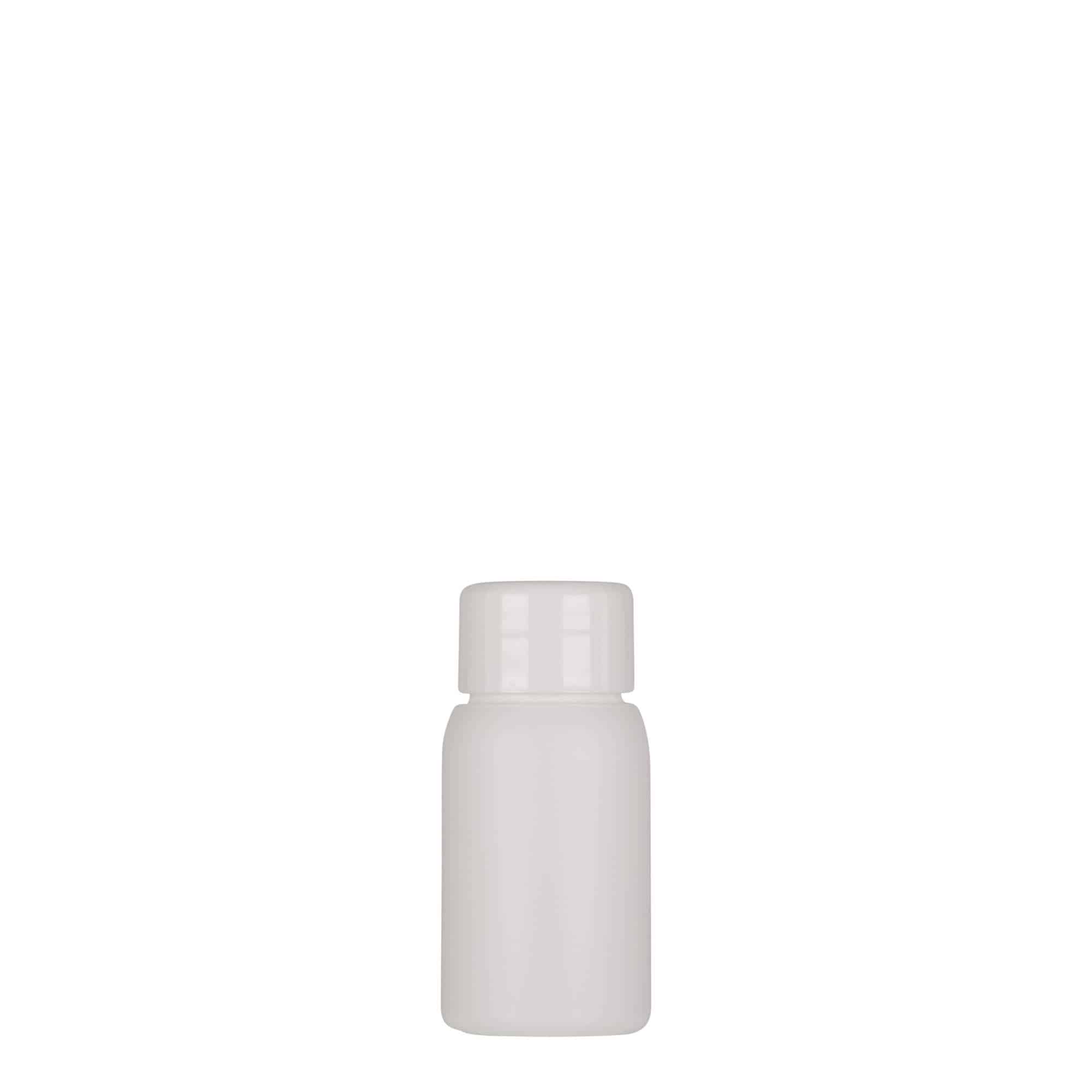 30 ml plastová láhev 'Tuffy', HDPE, bílá, hrdlo: 24/410