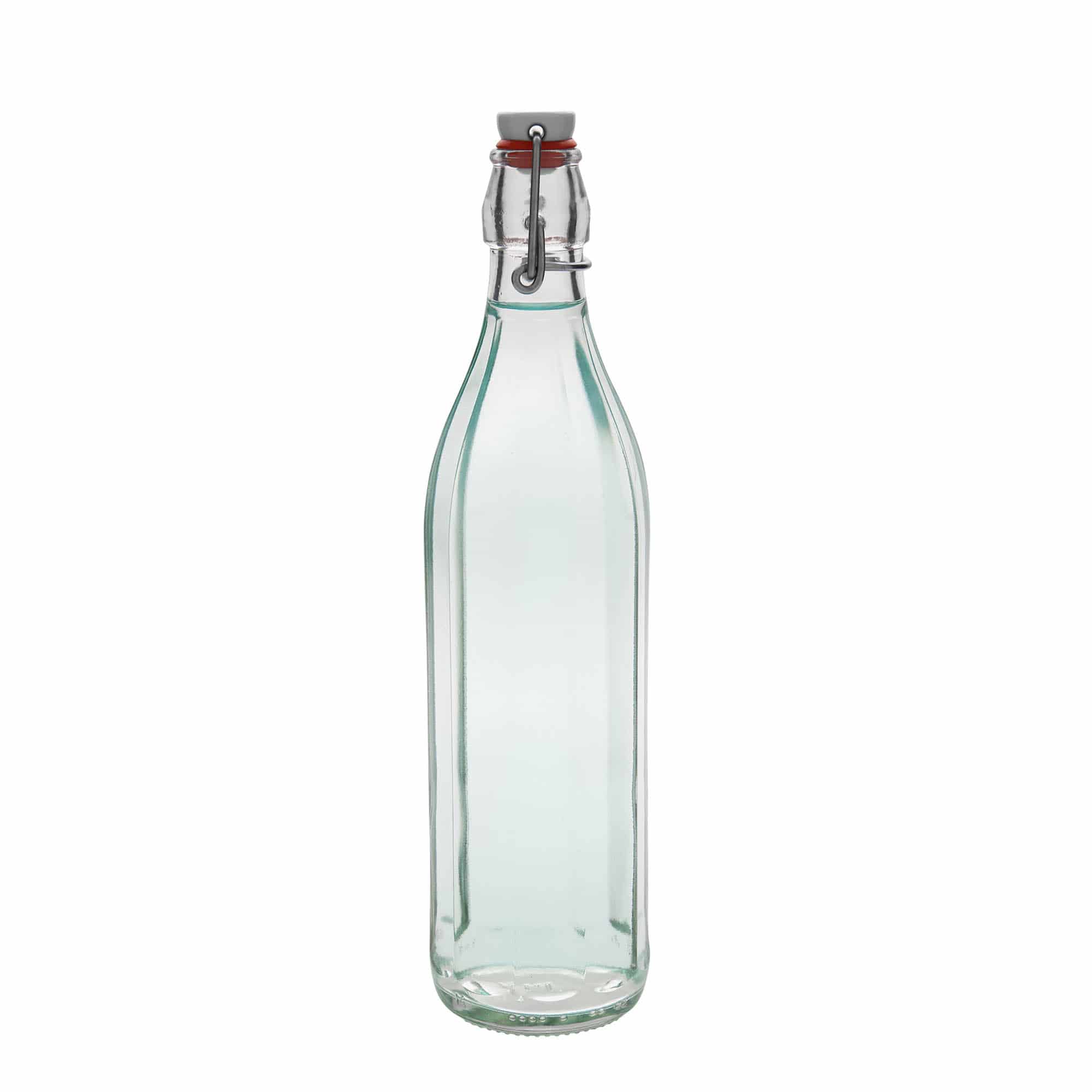 750 ml skleněná láhev „Bravo“, desetiboká, hrdlo: závěsný uzávěr