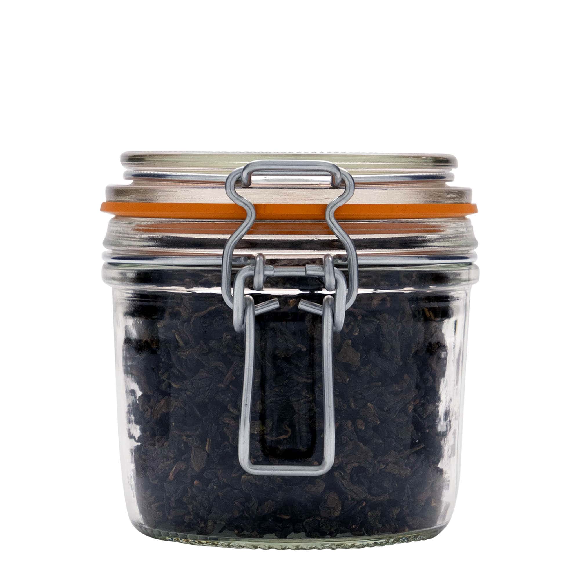 350 ml zavařovací sklenice s drátěným uzávěrem 'Le Parfait Super Terrine', hrdlo: drátěný uzávěr