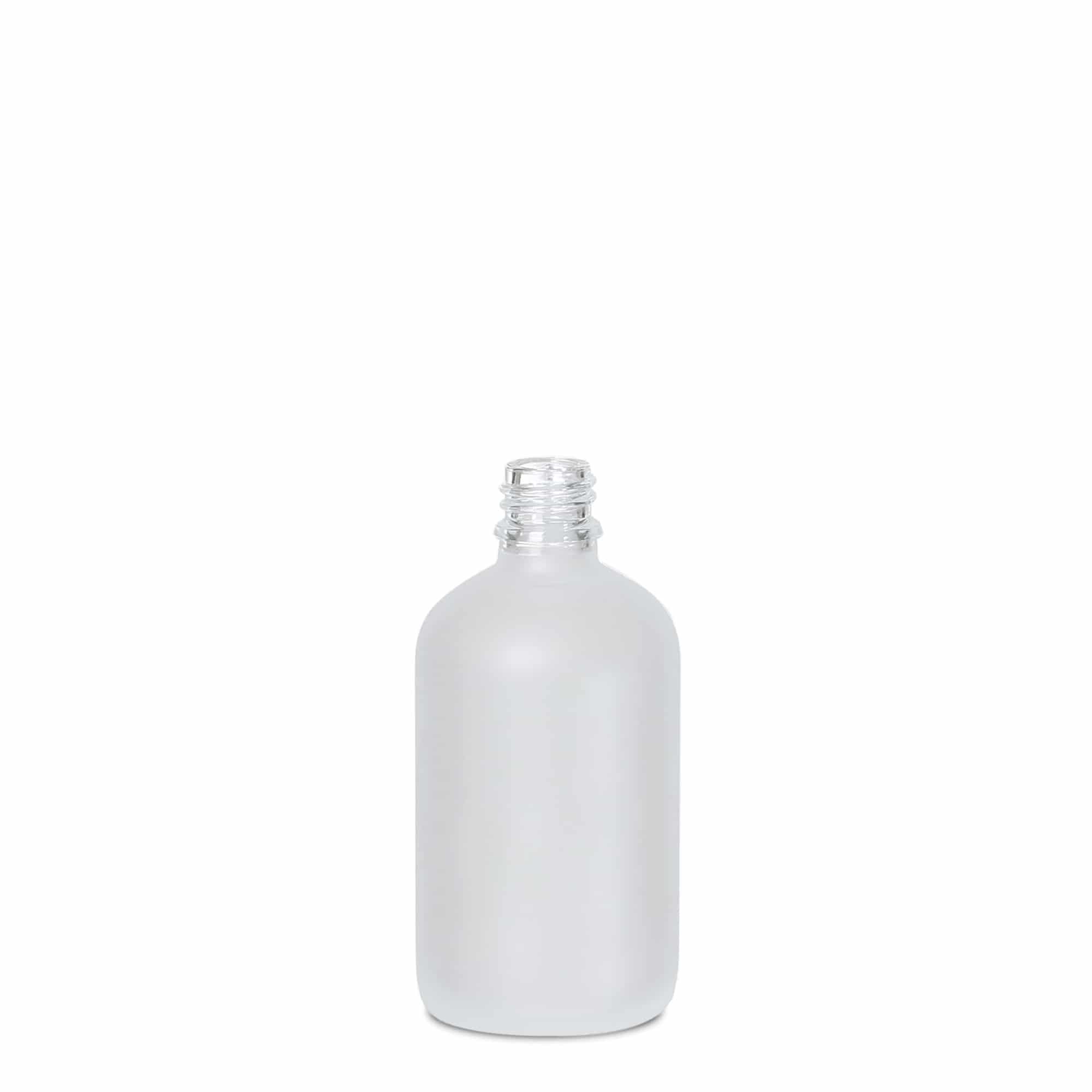 100 ml lékovka, sklo, matovaná, hrdlo: DIN 18