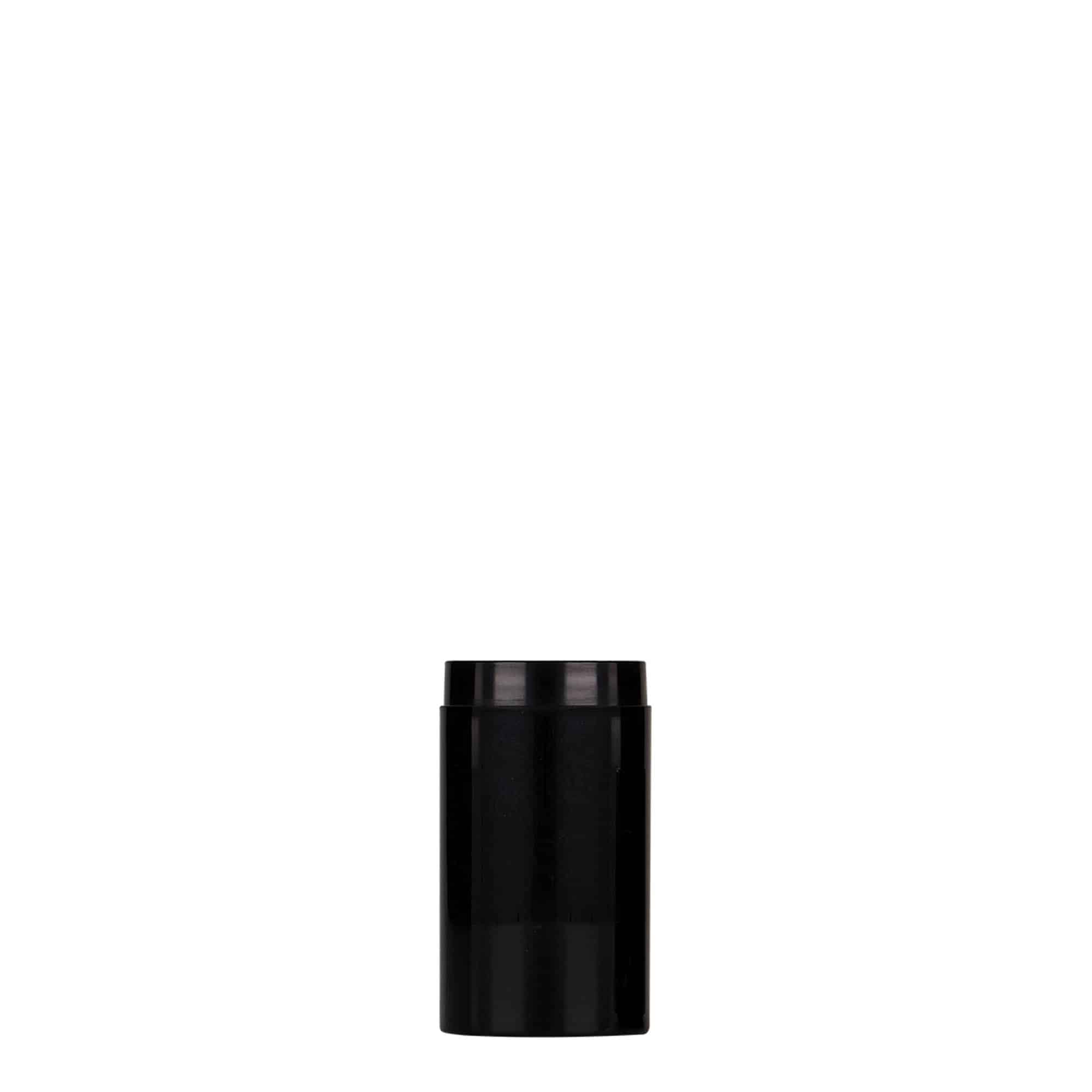 Bezvzduchový dávkovač 15 ml 'Micro', plast PP, černý