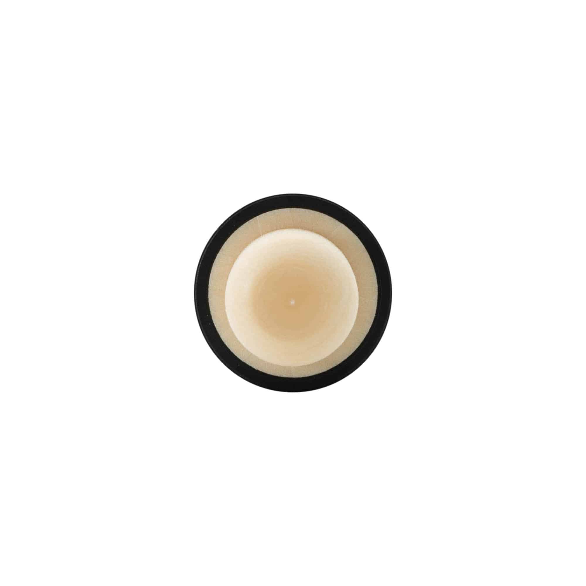 Rukojeť z korku 19 mm, plast, černá, pro hrdlo: korek Rukojeť z korku 19 mm, plast, černá, pro hrdlo: korek
