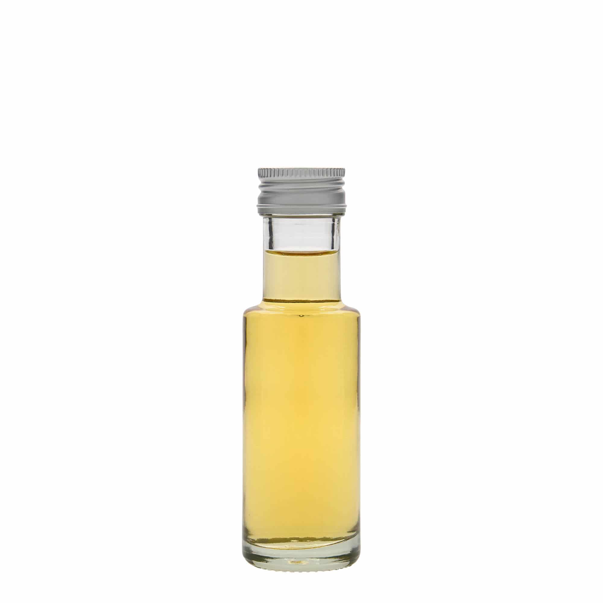 100 ml skleněná lahvička „Dorica“, hrdlo: PP 31,5