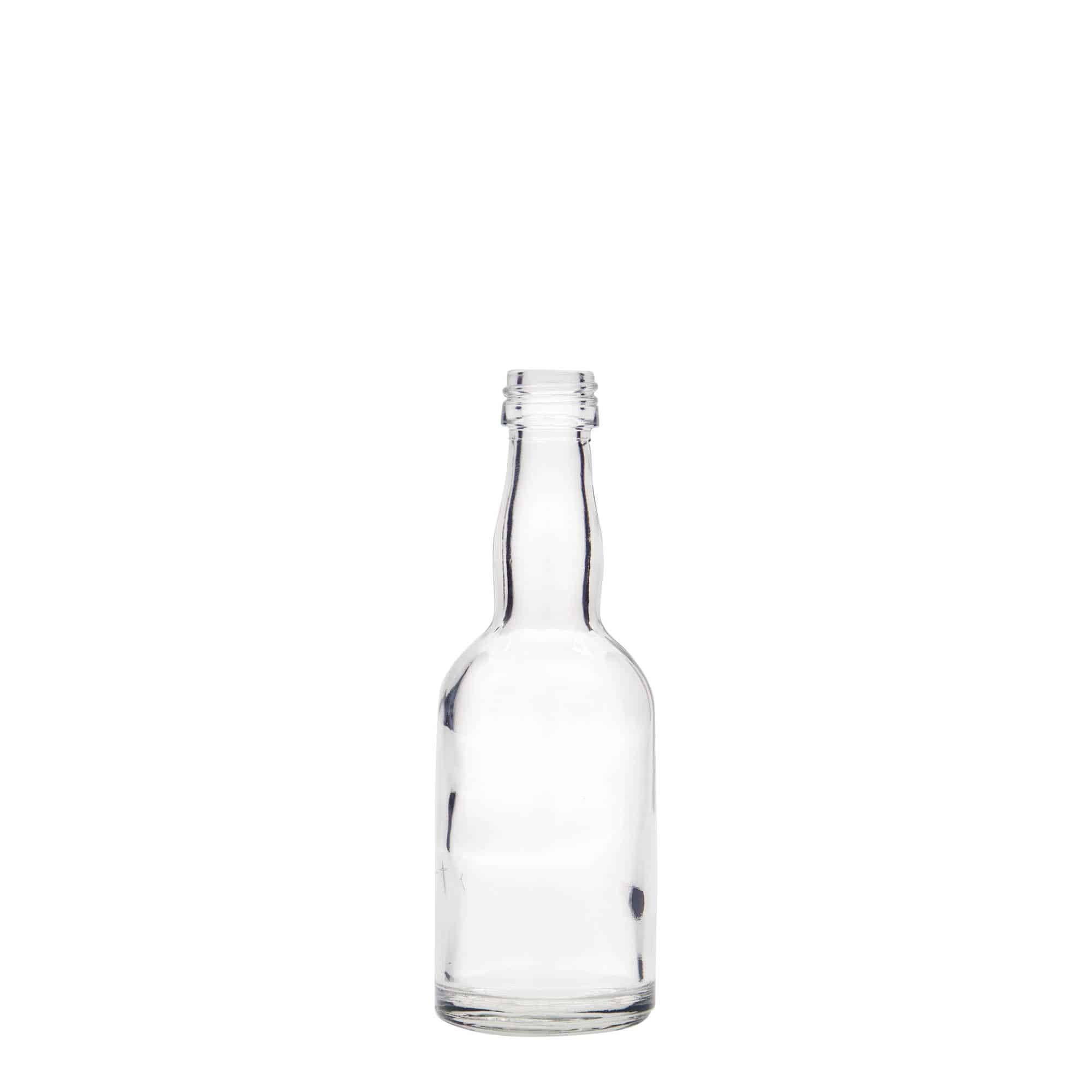 Skleněná lahev 50 ml 'Proba', uzávěr: PP 18 Skleněná lahev 50 ml 'Proba', uzávěr: PP 18